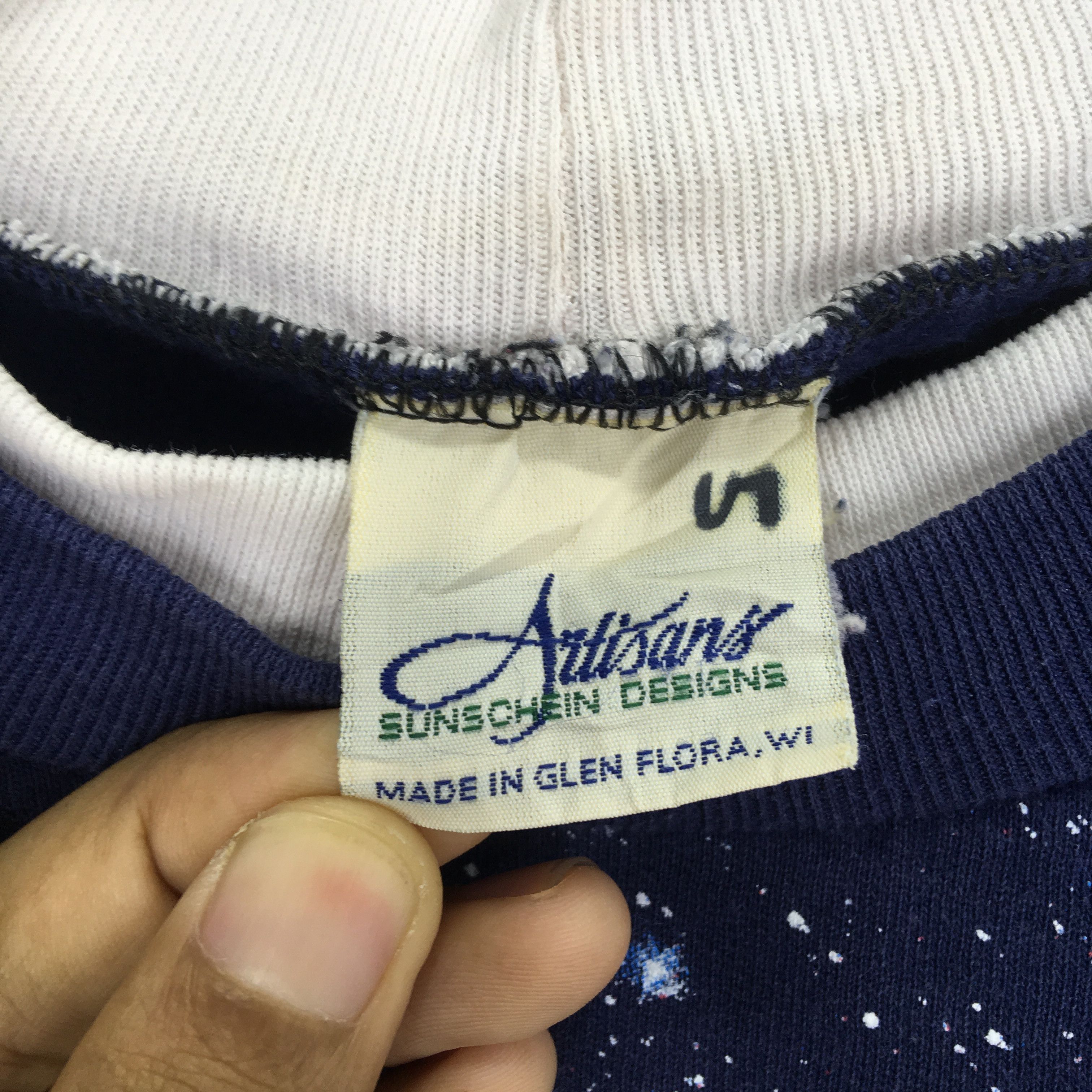 Artisan Lab Vintage 90's Artisans Blue Sweatshirt - 587 Size US L / EU 52-54 / 3 - 12 Thumbnail