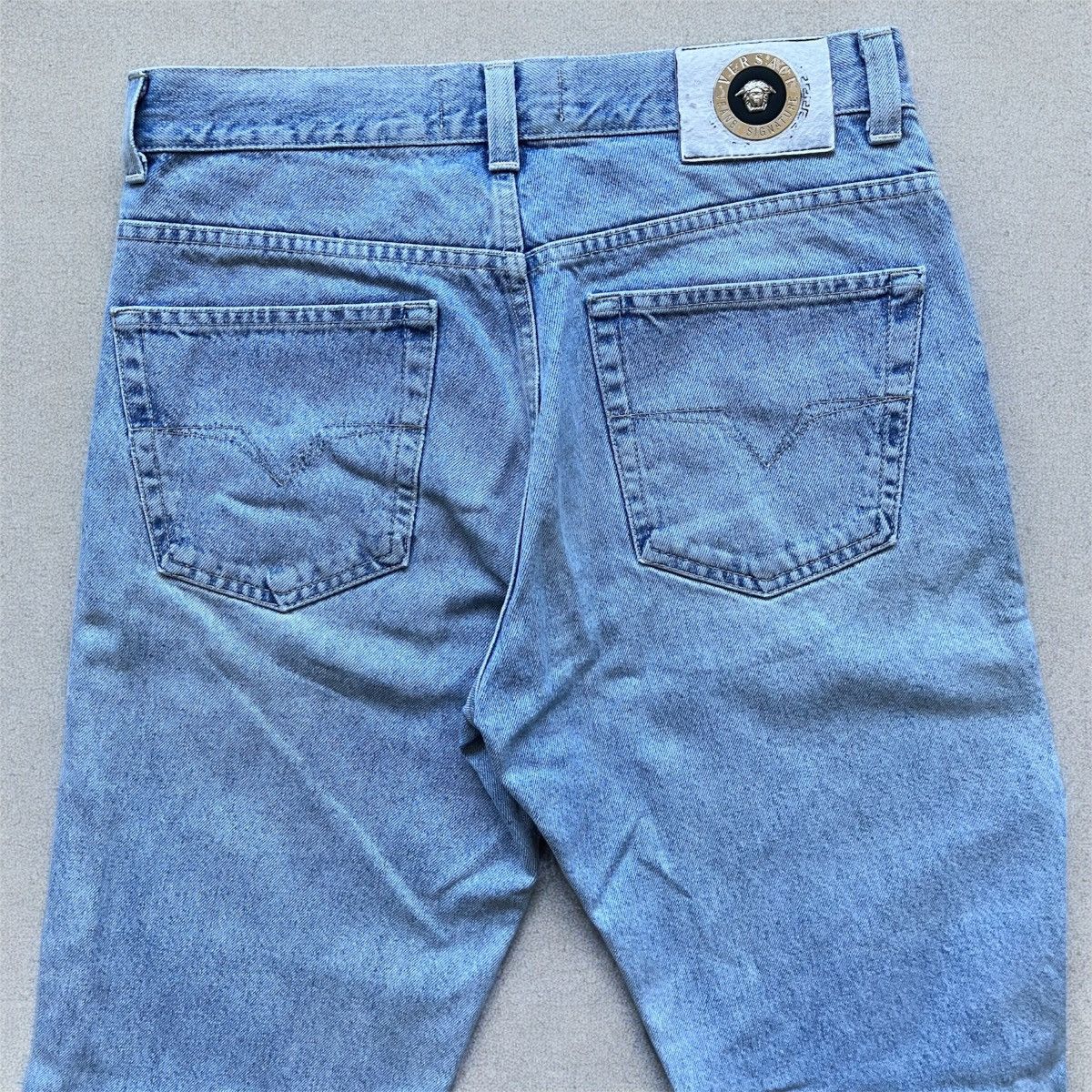 Versace Vintage 90s Versace Denim Blue wash Jeans 31 VTG rare Size US 31 - 6 Thumbnail