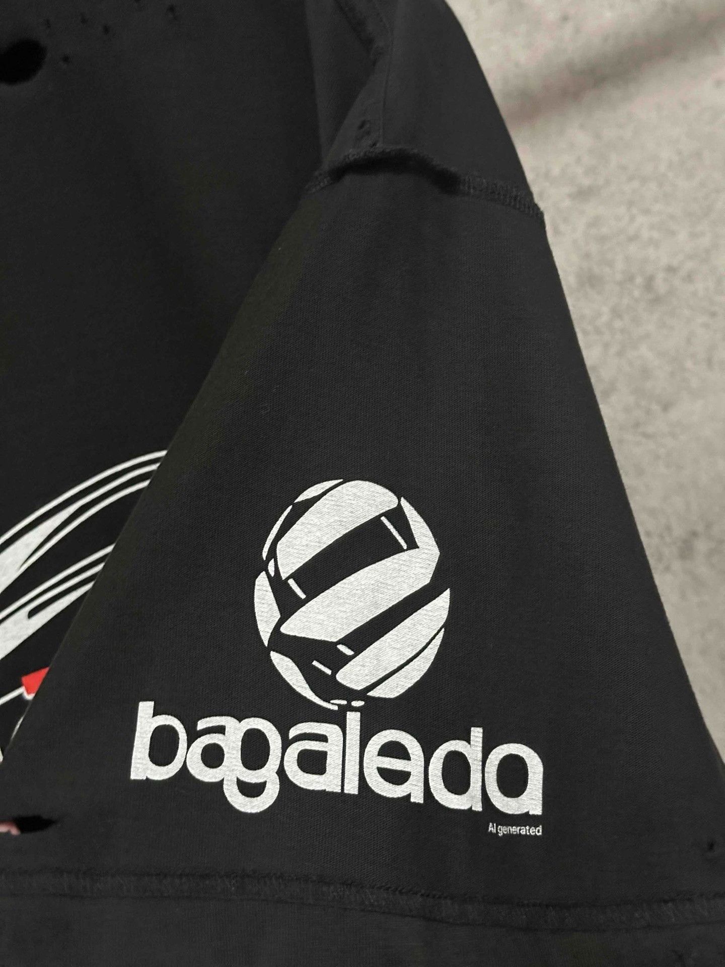 Balenciaga Balenciaga Ai Generated Logo Crewneck T-Shirt Size US M / EU 48-50 / 2 - 6 Thumbnail