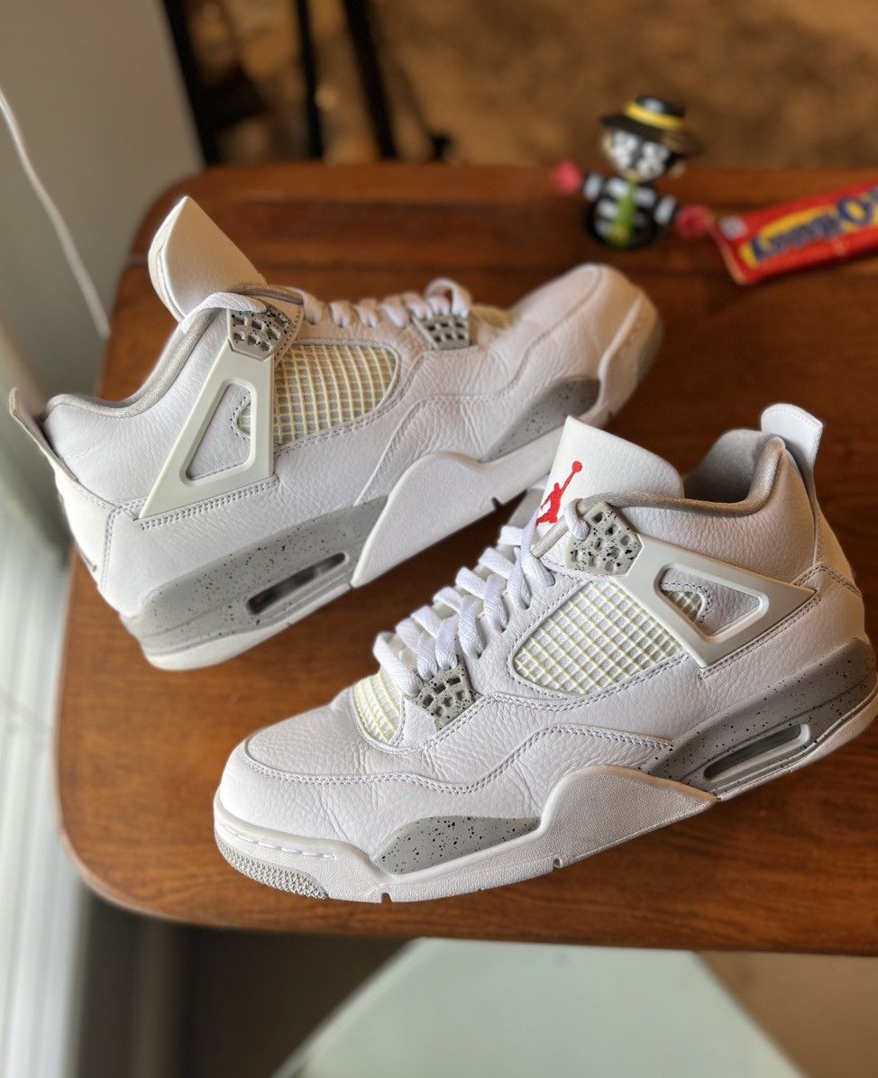 Jordan Brand × Nike Jordan 4 White Oreo Sz 10.5 w Box Size US 10.5 / EU 43-44 - 1 Thumbnail