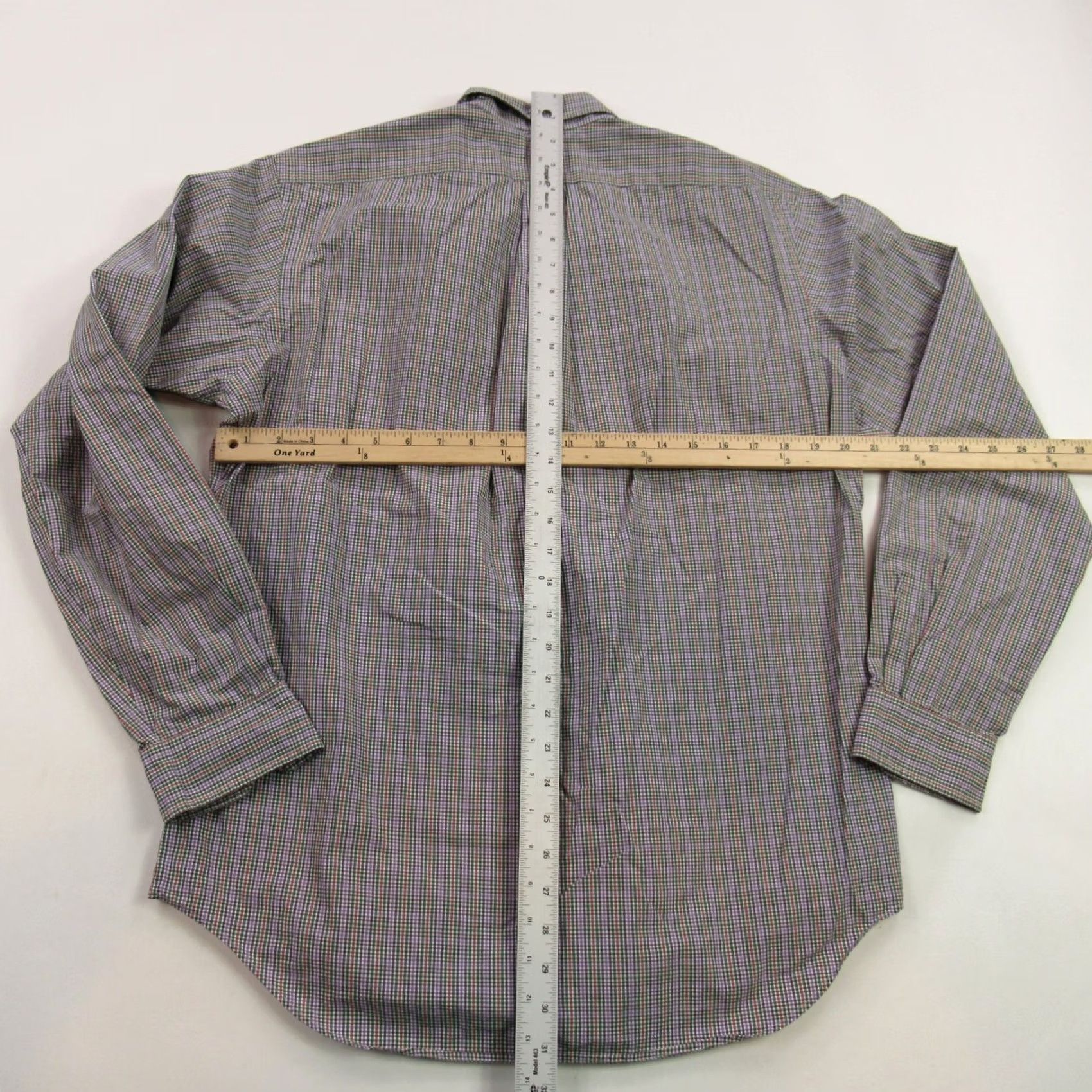 Polo Ralph Lauren Polo Ralph Lauren Shirt Mens 15.5 Long Sleeve Button Front Pony Medium Cotton Plaid Dress Casual Shirt Womens? Size US L / EU 52-54 / 3 - 6 Thumbnail