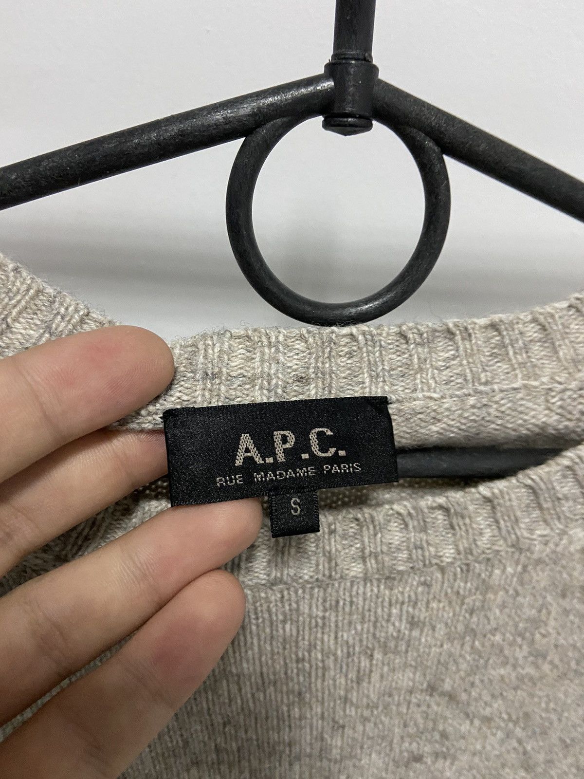 A.P.C. × Vintage APC Rue Madame Paris cashmere sweater vintage Size US S / EU 44-46 / 1 - 5 Thumbnail