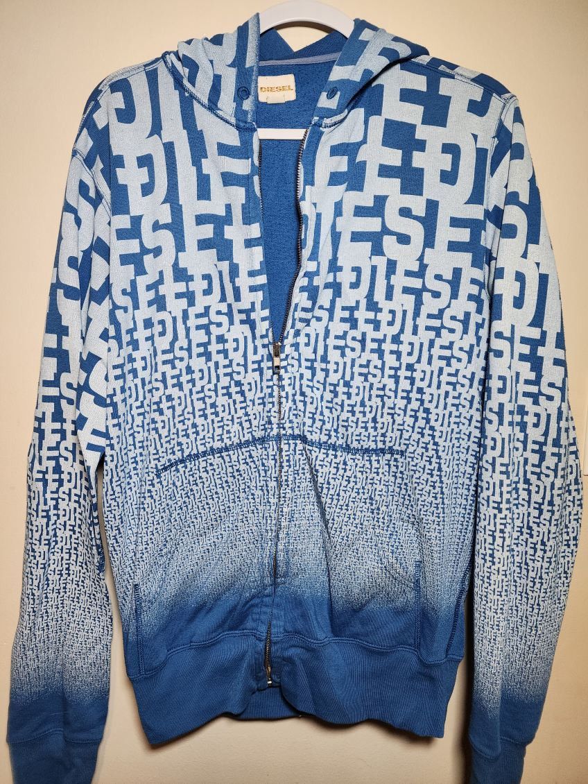 Diesel Diesel Monogram Full Zip Sweater Size US XL / EU 56 / 4 - 1 Thumbnail