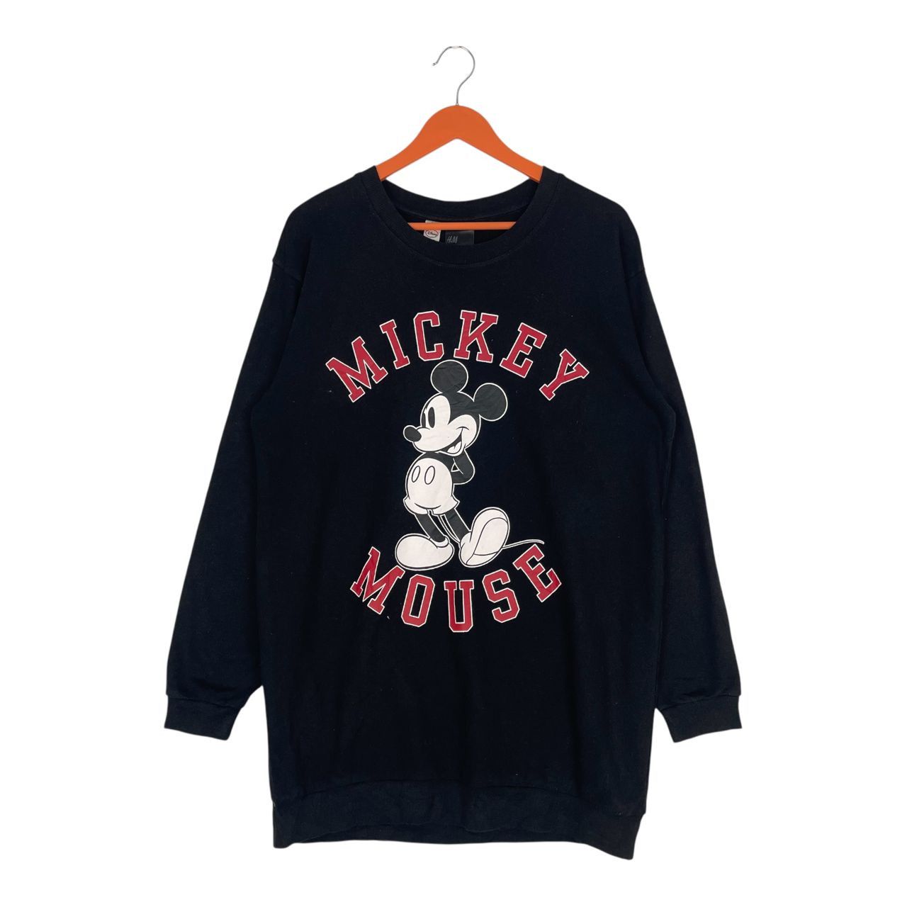 Mickey Mouse Authentic Japan Mickey Mouse Big Logo Long Sweatshirt Size M / US 6-8 / IT 42-44 - 1 Thumbnail