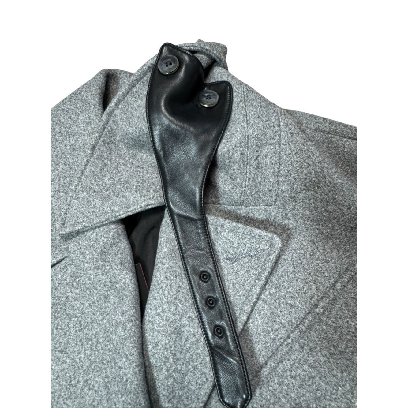 Other NWT New $399 DO by Dee Ocleppo Tie Belt Cargo Grey Trench C Size S / US 4 / IT 40 - 9 Thumbnail