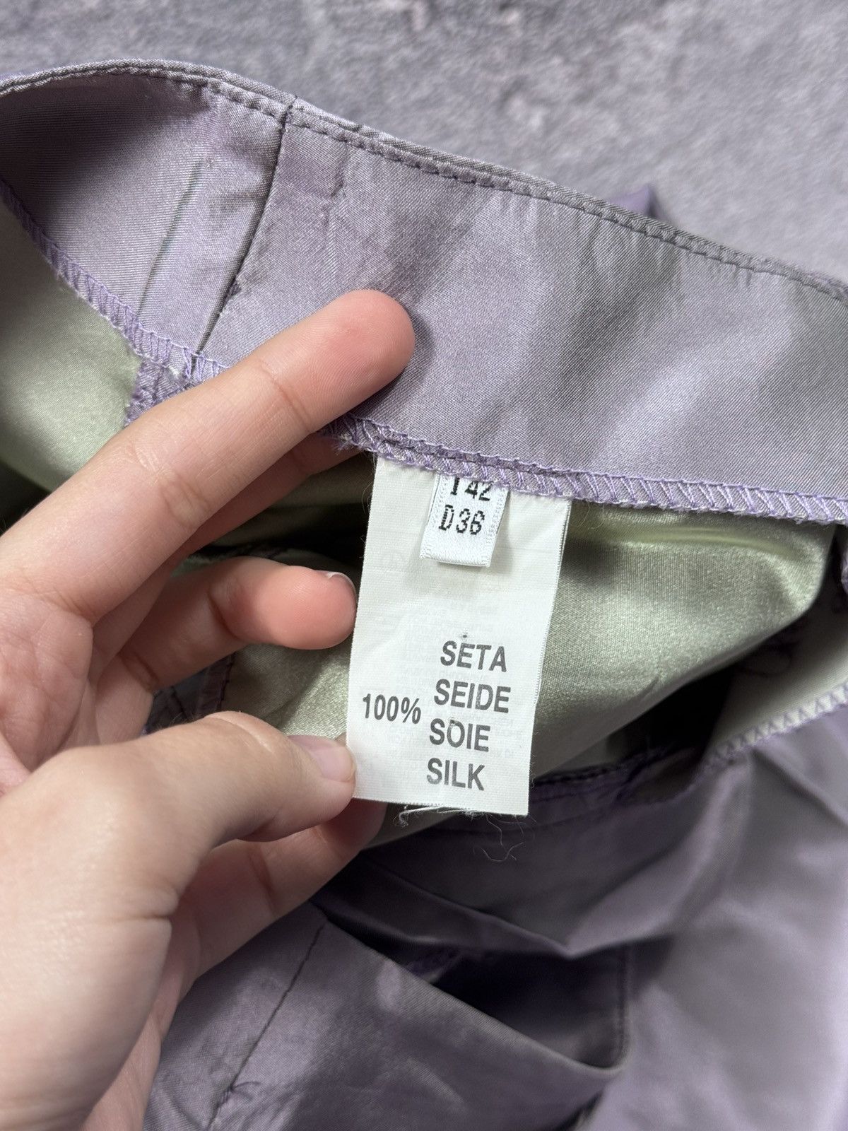 Blumarine Blumarine 100% Silk Trousers Size 28" / US 6 / IT 42 - 4 Thumbnail