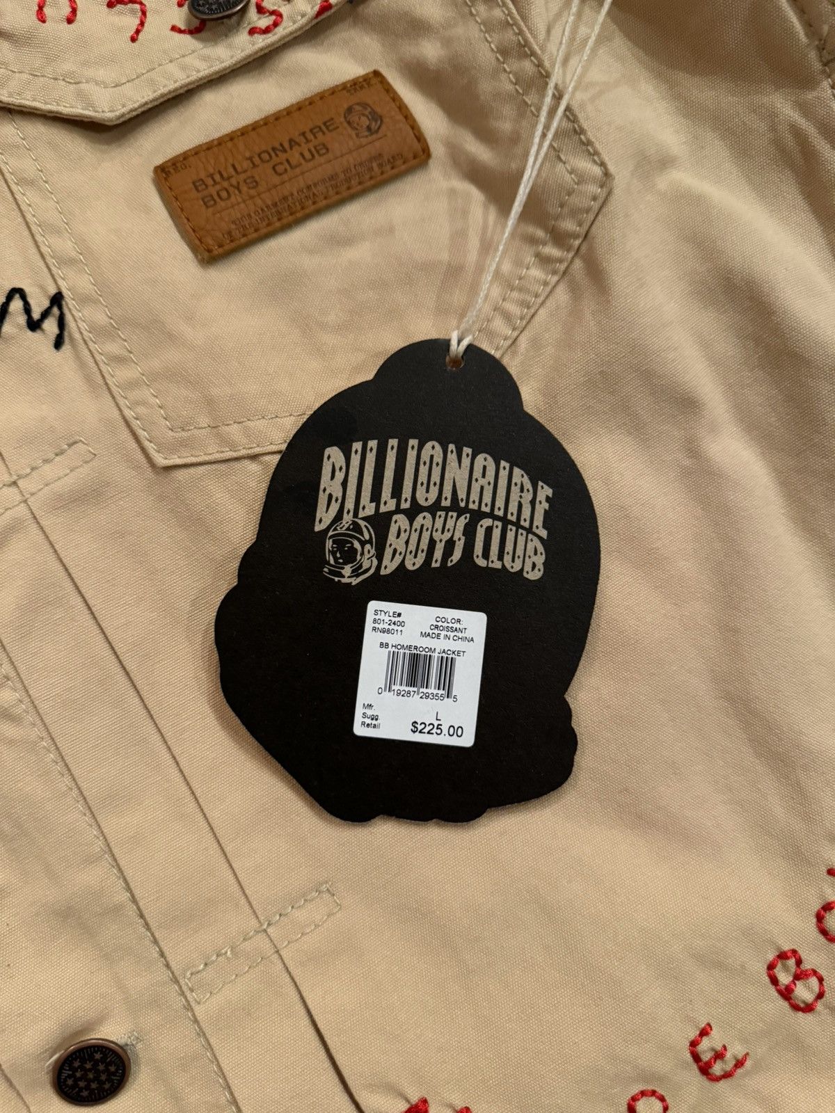 Billionaire Boys Club 🔥300$ BILLIONAIRE BOYS CLUB Homeroom Multi logo Jacket Size US L / EU 52-54 / 3 - 19 Thumbnail