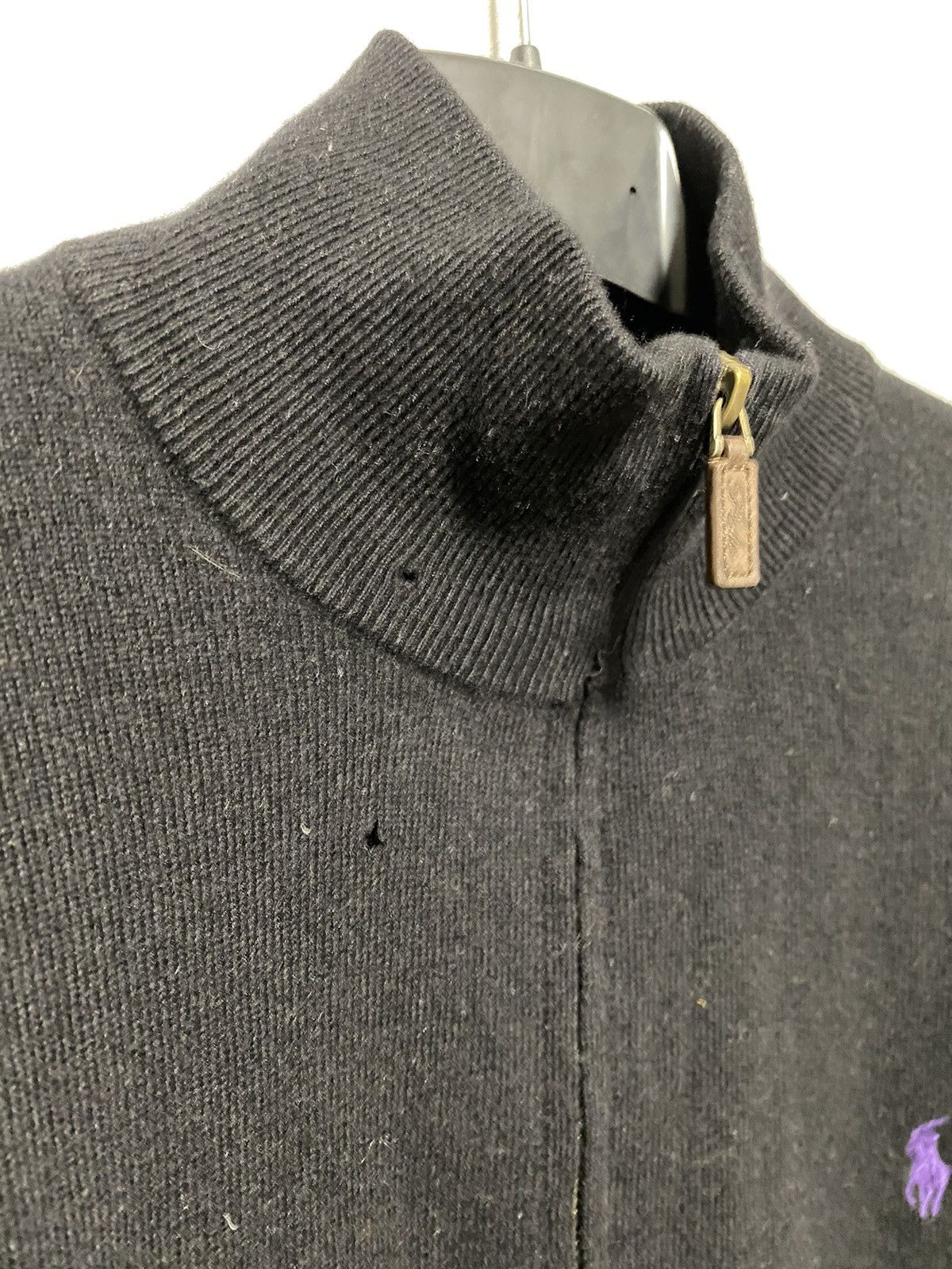 Polo Ralph Lauren × Ralph Lauren × Vintage Polo Ralph Lauren Vintage Half Zip Sweater Old Money Style Size US XXL / EU 58 / 5 - 2 Thumbnail