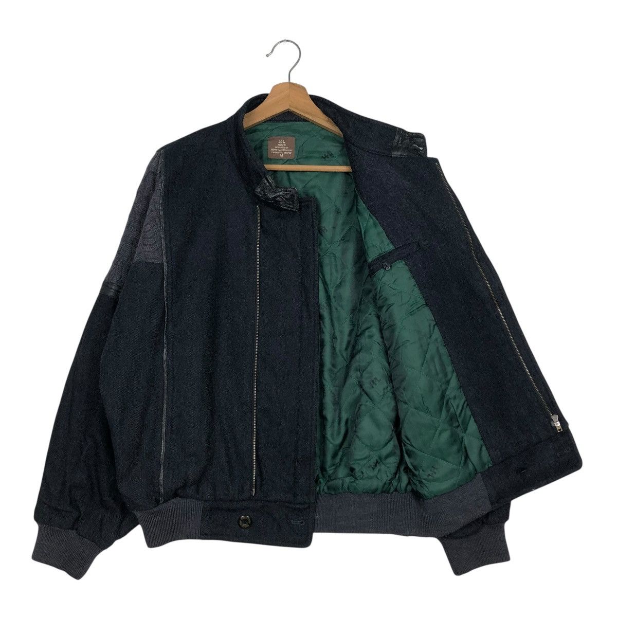 Japanese Brand 🔥VINTAGE BOMBER JACKET WOOL HENRI LUC CHAPUIS ISSEY MIYAKE Size US M / EU 48-50 / 2 - 13 Thumbnail