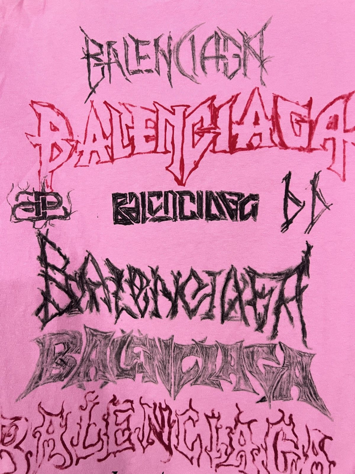 Balenciaga Balenciaga SS24 Lunar New Year Sanskrit Graffiti Long Sleeve Size US XL / EU 56 / 4 - 8 Thumbnail