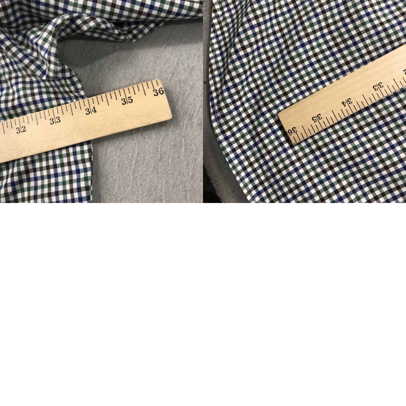 Ralph Lauren Ralph Lauren Shirt Mens 3XLT Tall Blue Green Check Poplin Classic Cotton Blend Shirt Big & Tall Mens Blue Check Poplin Cotton Blend Classic Size US XXL / EU 58 / 5 - 8 Thumbnail
