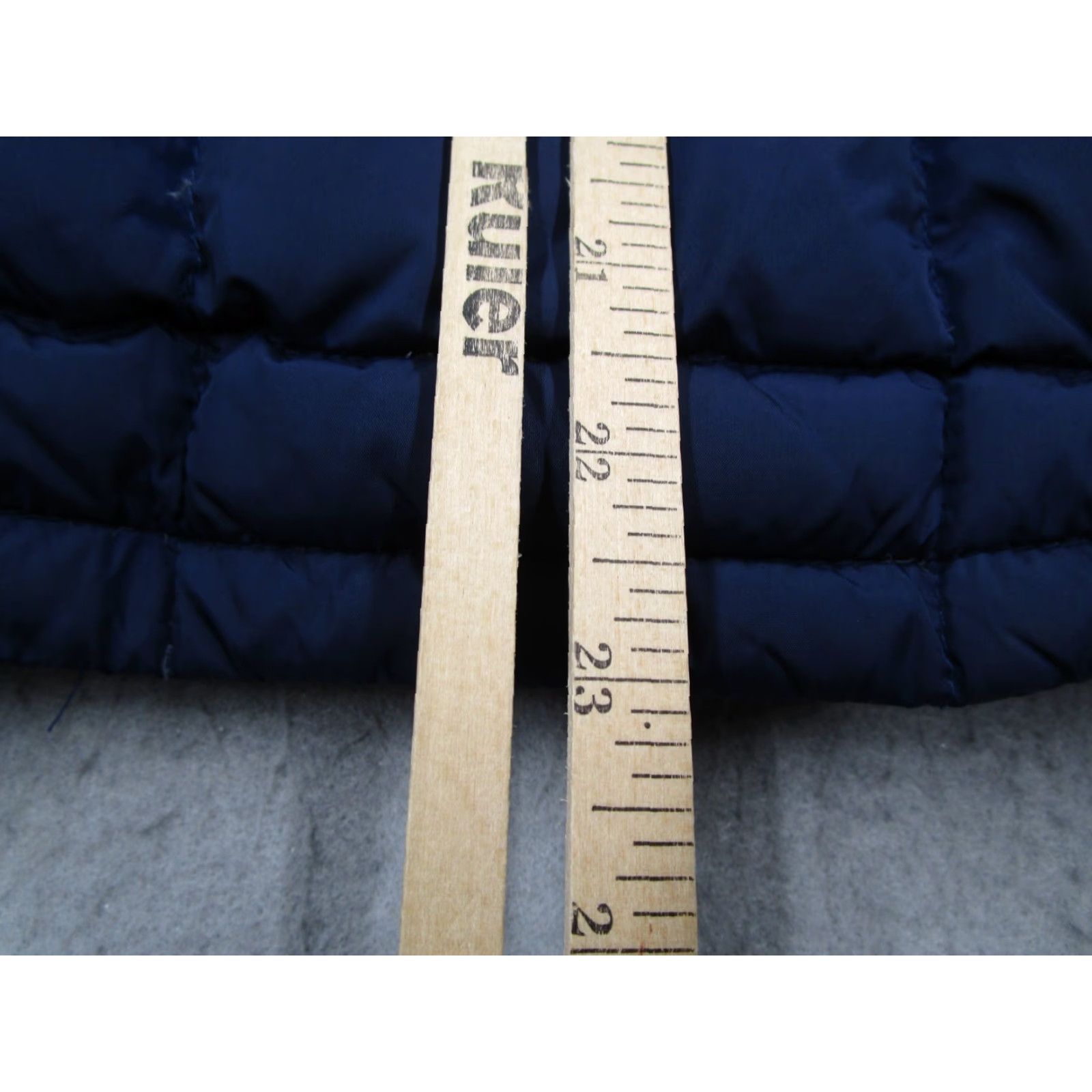 Abercrombie & Fitch VINTAGE Abercrombie & Fitch Down Vest Women Small Blue Full Zip Hooded 90s Retro Size S / US 4 / IT 40 - 7 Thumbnail