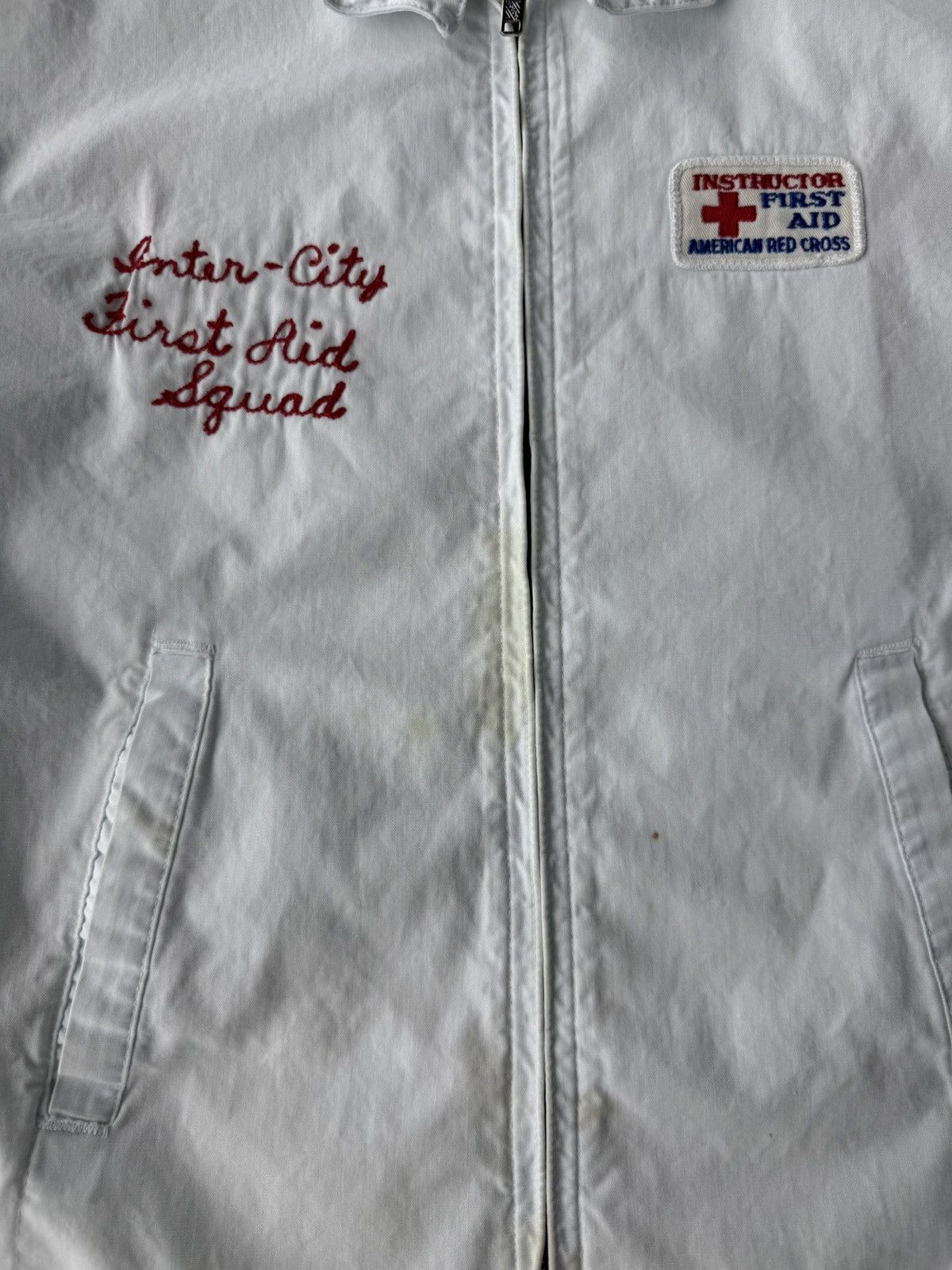 Vintage Vintage 70’s Inter City First Aid Chain Stitched Work Jacket Size US M / EU 48-50 / 2 - 9 Thumbnail