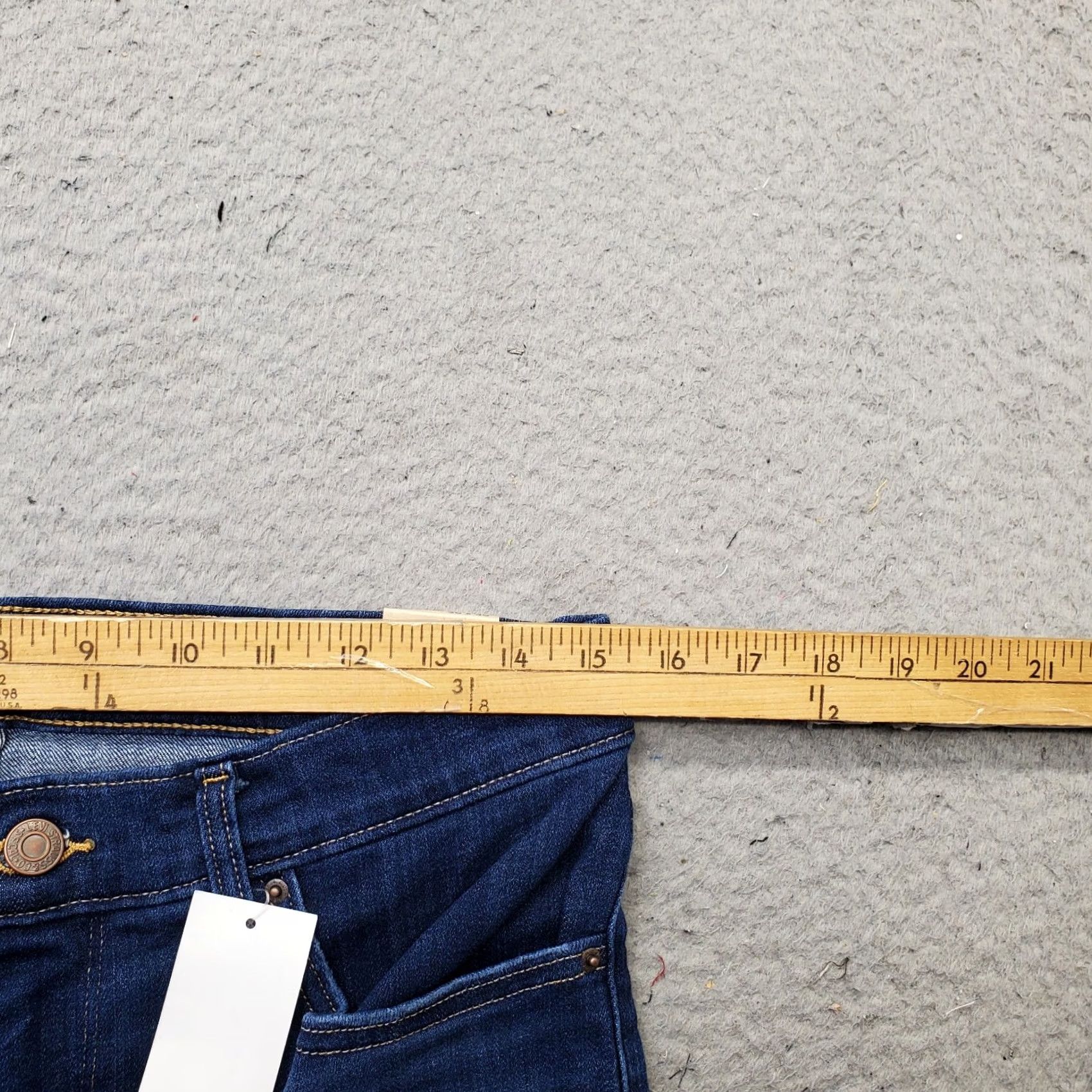 Levi's Levi's Jeans Womens 30/30 Blue Denim Stellar Stretch Mid-Rise 311 Shaping Skinny Jeans Size 30" / US 8 / IT 44 - 6 Thumbnail