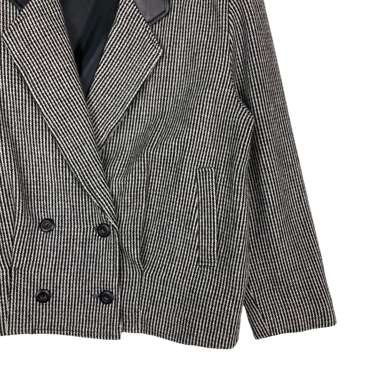 Japanese Brand 🔥Vintage Wool Jacket Bomber Herringbone Issey Miyake Japan Size US M / EU 48-50 / 2 - 5 Thumbnail