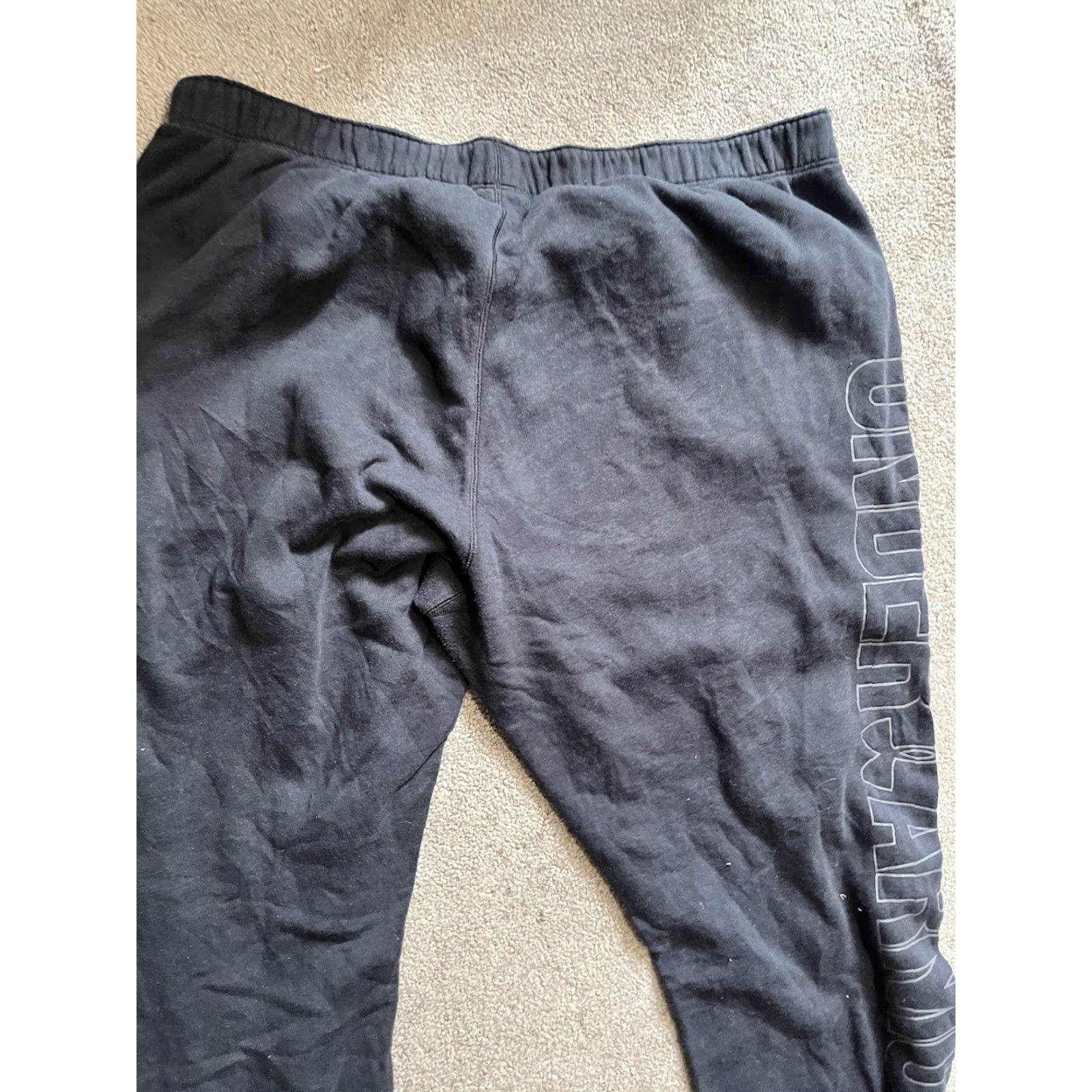 Under Armour Under Armour Womens Black High Rise Stretch Training Gym Jogger L Size 36" / US 14 / IT 50 - 4 Thumbnail