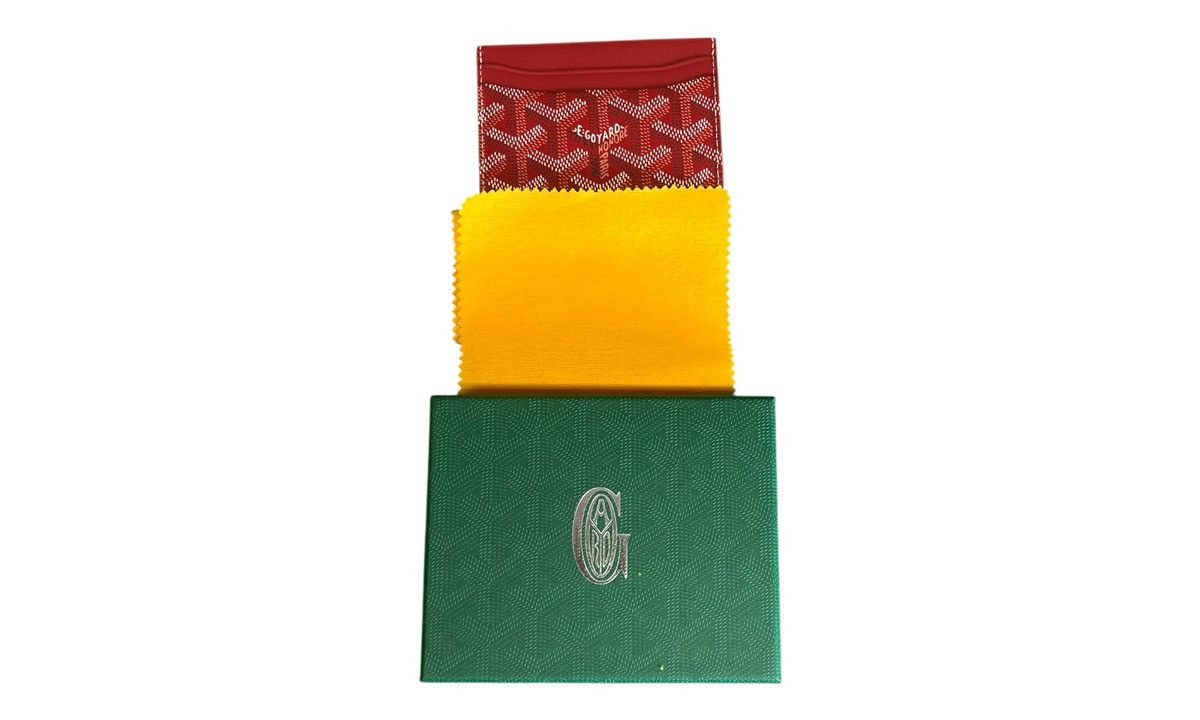 Goyard Goyard Saint Sulpice Red Card Holder Size ONE SIZE - 5 Thumbnail