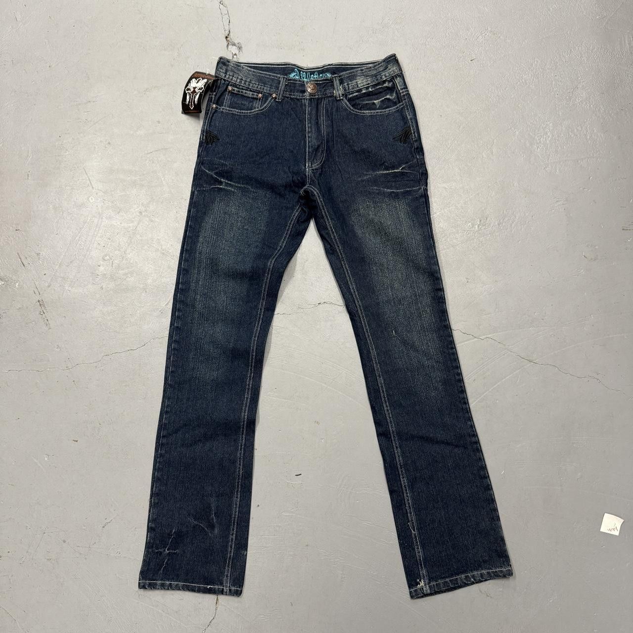 Affliction Y2K New With Tags Affliction Men’s Embroidered Jeans 32 x 35 Size US 32 / EU 48 - 3 Thumbnail