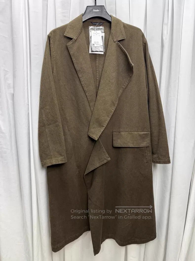 Yohji Yamamoto YOHJI YAMAMOTO Distressed Washed Coat Size US M / EU 48-50 / 2 - 1 Thumbnail