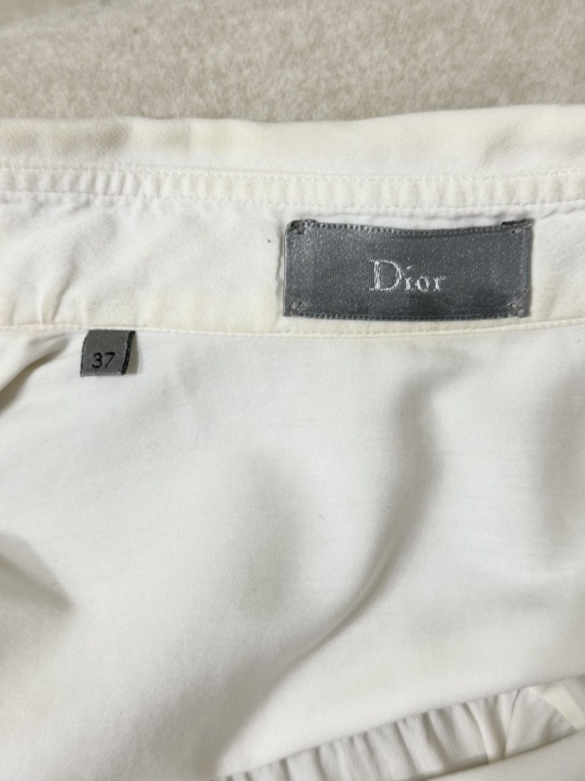 Dior Dior Homme White Button-up Shirt By Kris Van Assche Size US S / EU 44-46 / 1 - 6 Thumbnail
