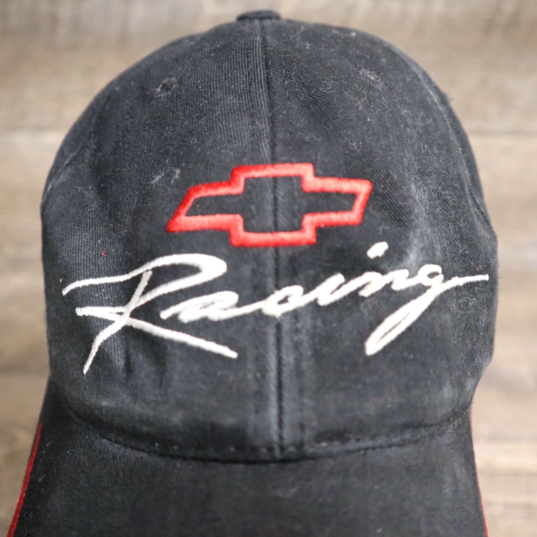 Vintage Checkered Flag Sports Baseball Cap Nascar Adjustable Black Men One Size Sports Embroidered Cap Size ONE SIZE - 2 Thumbnail