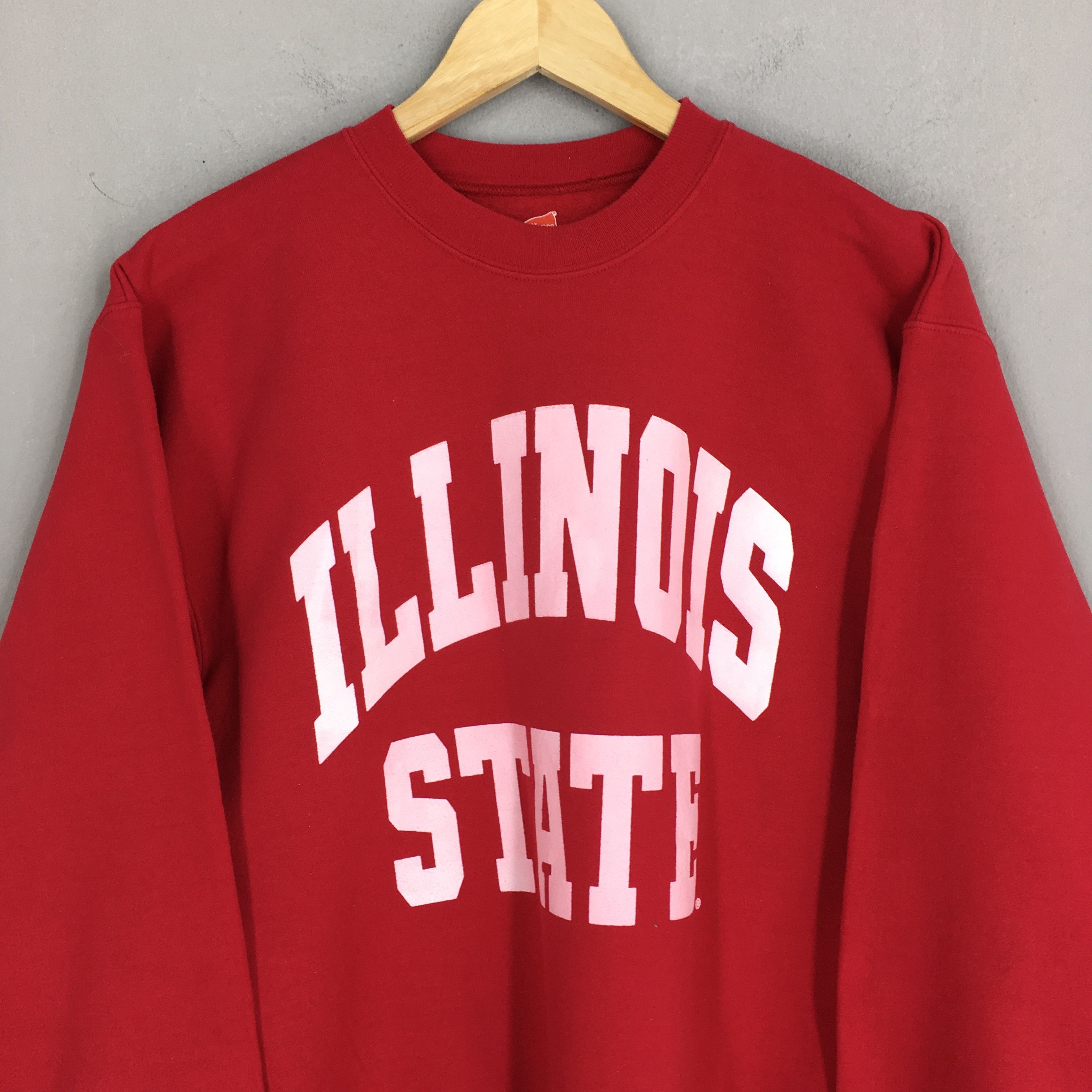 Designer × Vintage Vintage Illinois State University Red Sweatshirt Small Size US S / EU 44-46 / 1 - 2 Thumbnail