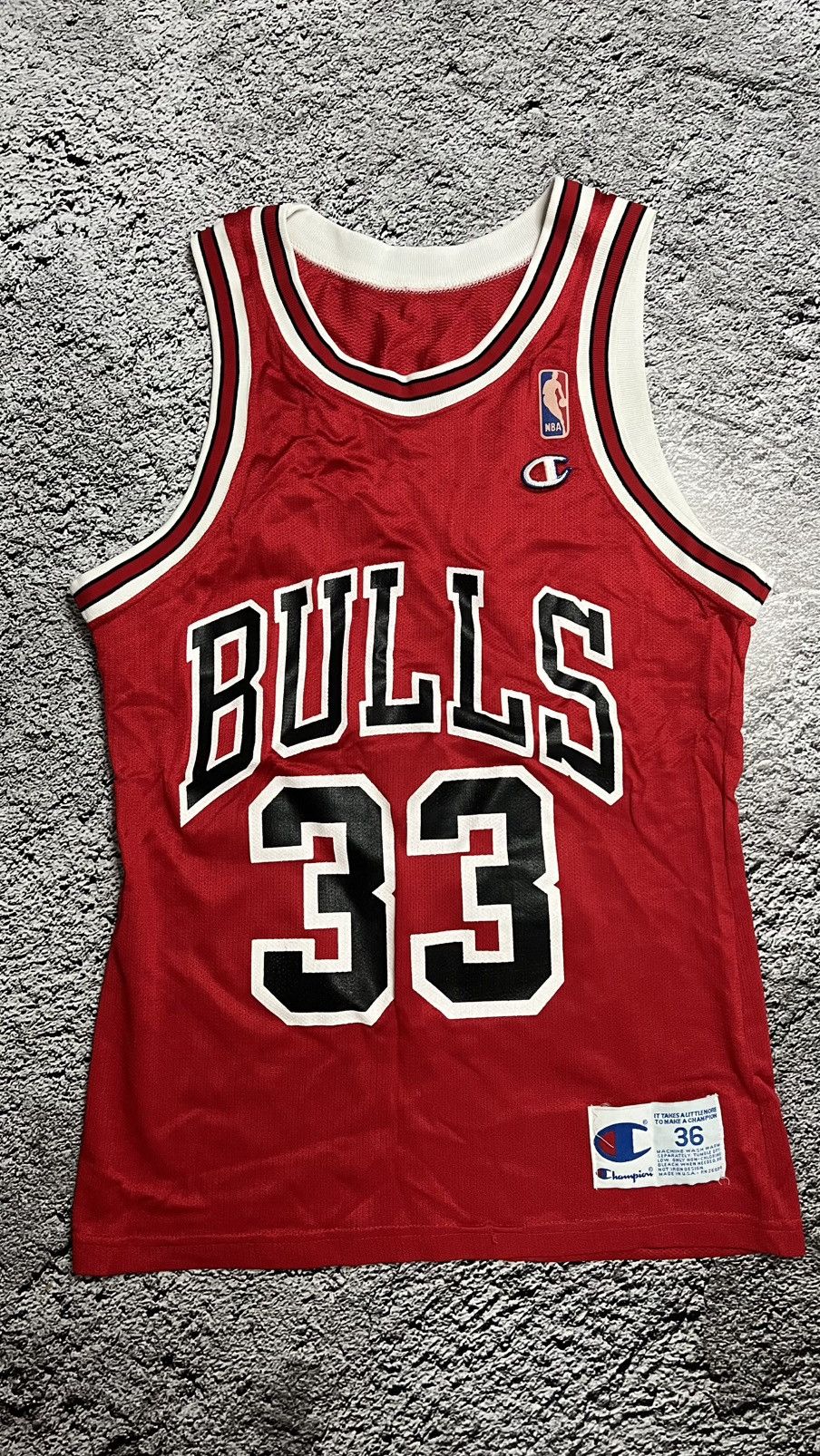 Champion × NBA × Vintage VTG 90’s Chicago Bulls NBA Scottie Pippen champion jersey Size US S / EU 44-46 / 1 - 1 Thumbnail