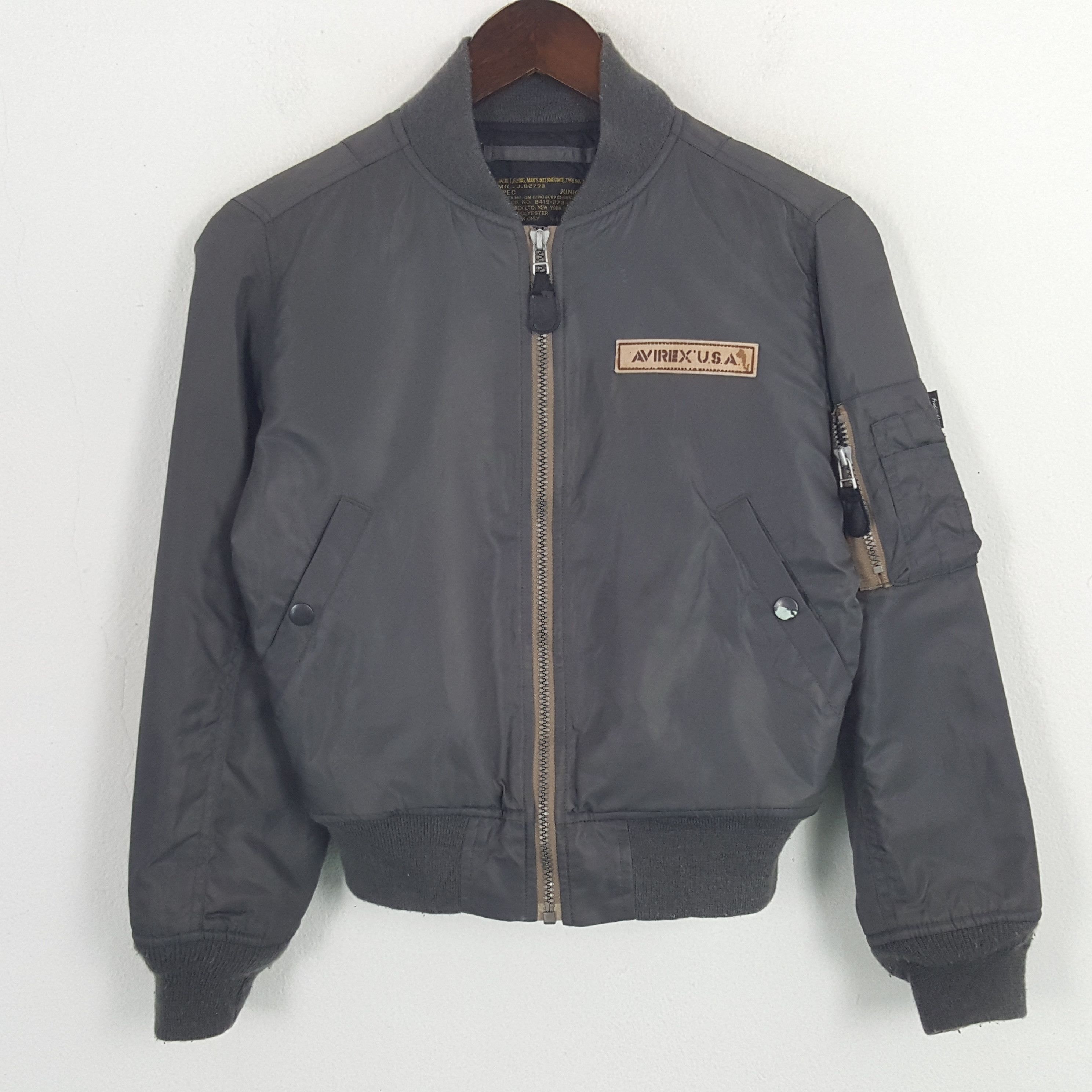 Avirex × Vintage Vintage Avirex USA Military Bomber Jacket Size US XXS / EU 40 - 3 Thumbnail