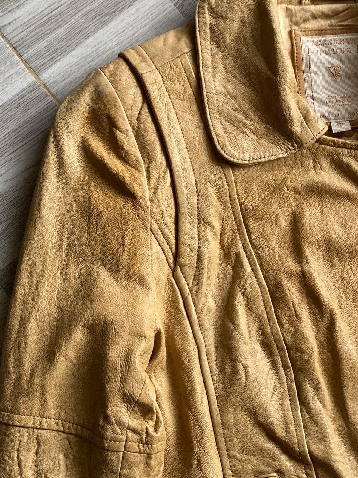 Guess Guess Leather Jacket Size S Size S / US 4 / IT 40 - 8 Thumbnail