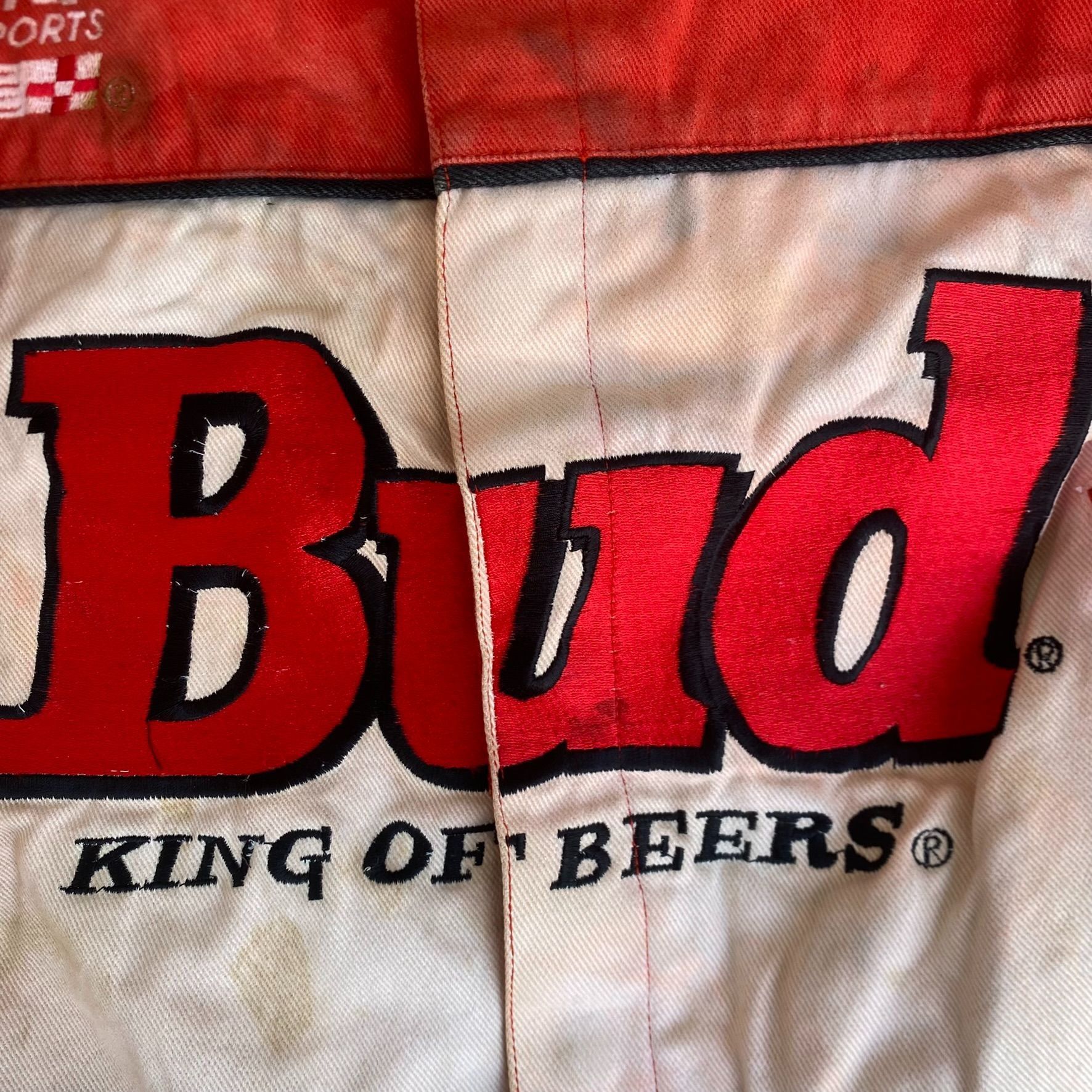 Budweiser Vintage 90s Bud Racing Jacket NASCAR Jeff Hamilton Bomber Size US S / EU 44-46 / 1 - 4 Thumbnail