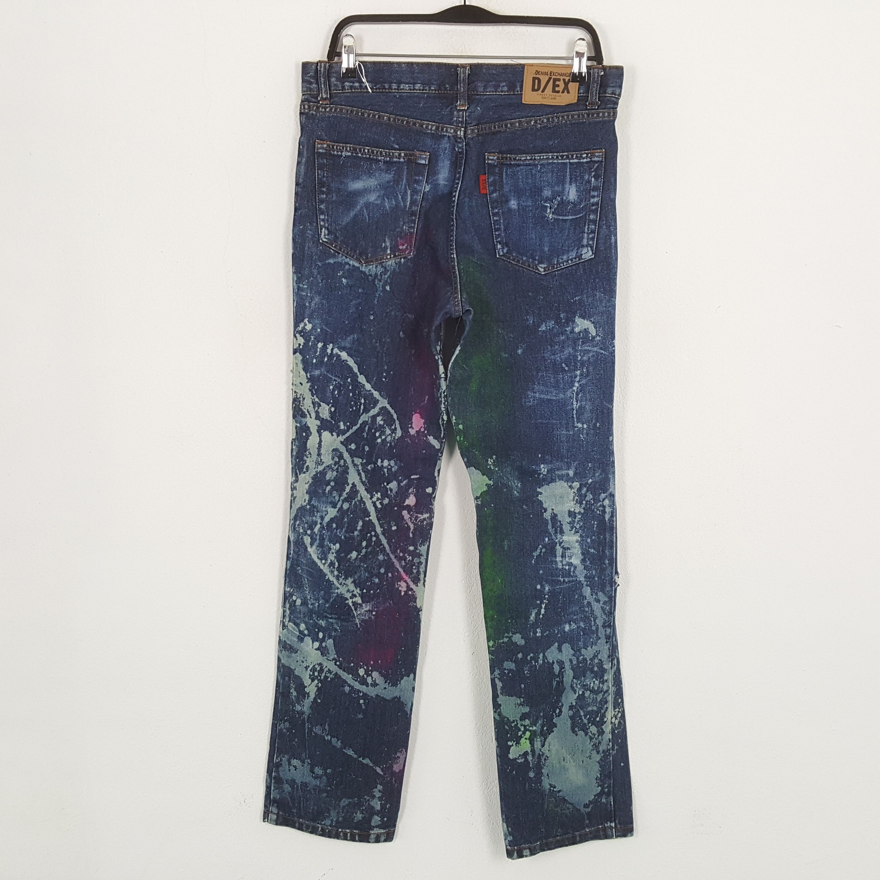 Vintage DENIM EXCHANGE Rare Fashion Style Distressed Jeans Size US 32 / EU 48 - 4 Thumbnail