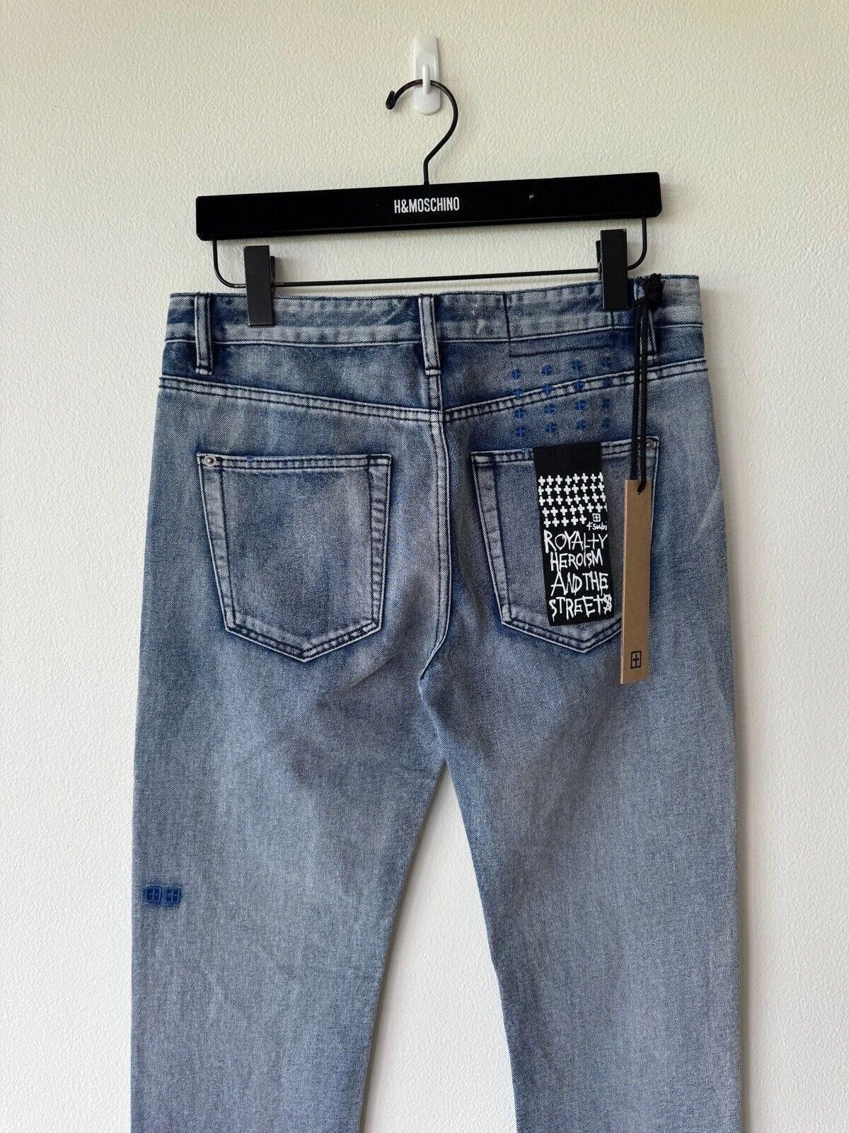 Ksubi new Ksubi mens denim jean hazlow 32 blue cobalt kolour slim Size US 32 / EU 48 - 6 Thumbnail