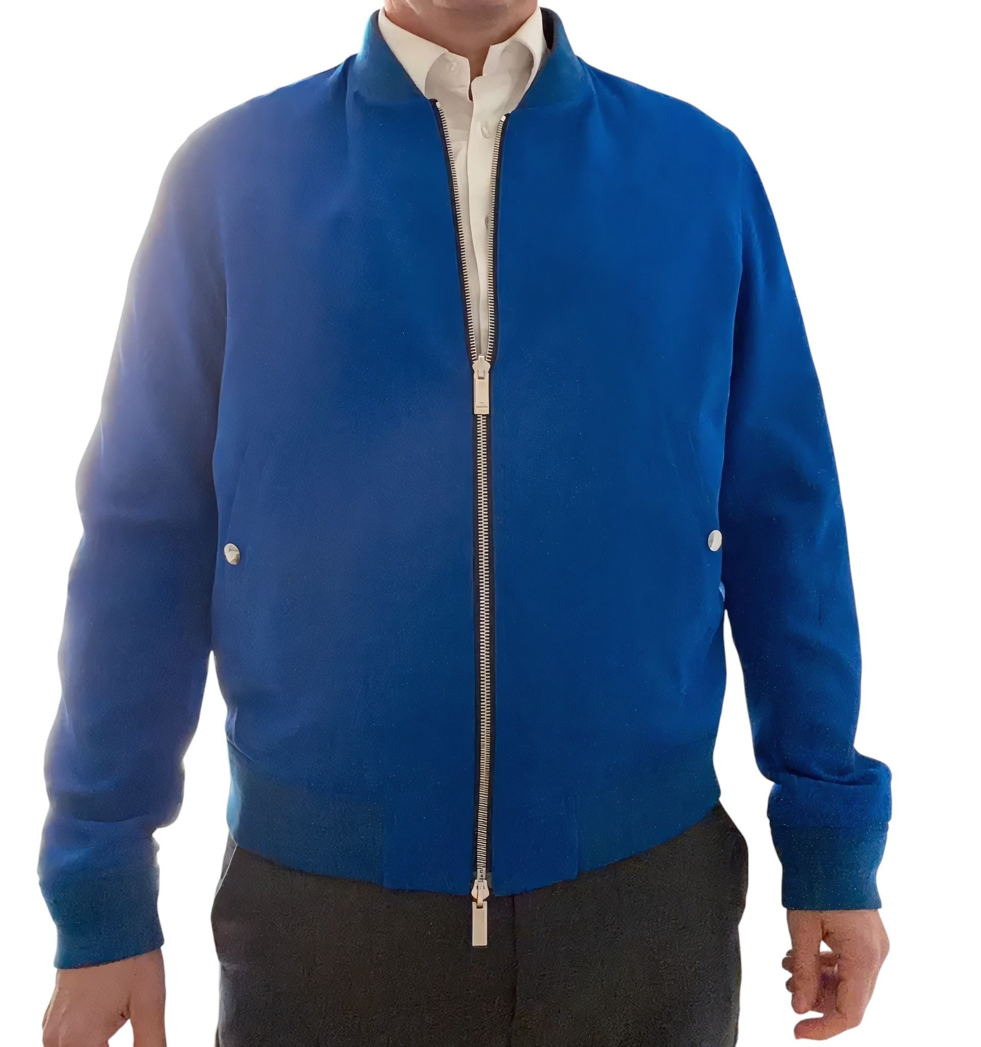 Berluti REVERSIBLE WOOL BOMBER JACKET Size US M / EU 48-50 / 2 - 2 Thumbnail