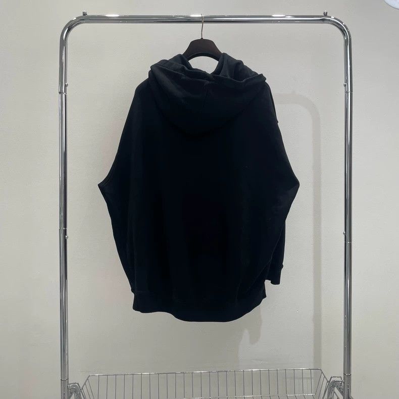 Givenchy Givenchy Chest Logo Printed Destroyed Black Hoodie Size US M / EU 48-50 / 2 - 2 Thumbnail