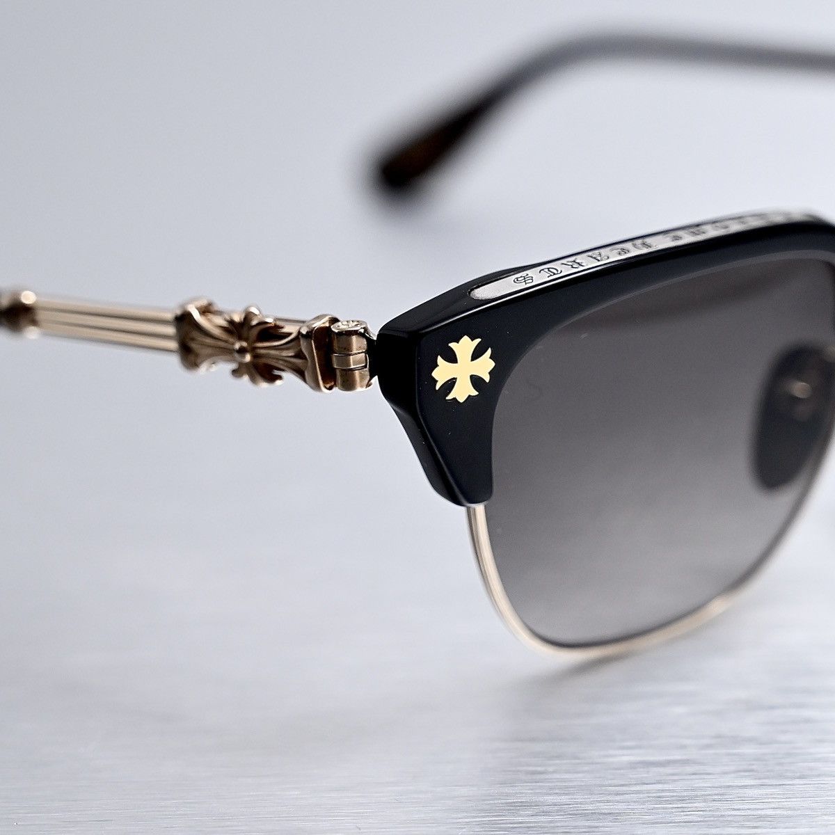 Chrome Hearts CHROME HEARTS BONENNOISSEUR I SUNGLASSES Size ONE SIZE - 4 Thumbnail