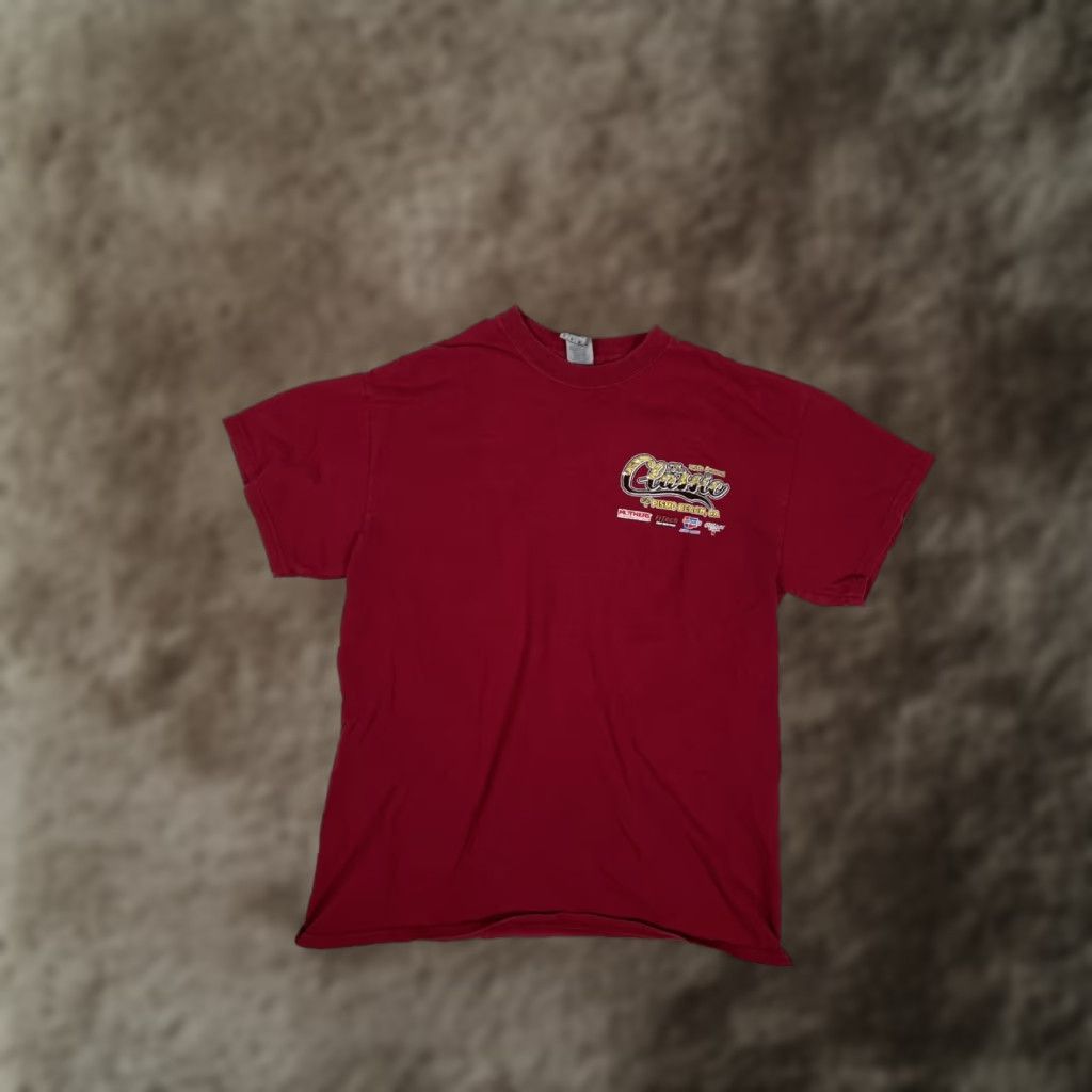 Gildan VINTAGE Gildan T-Shirt Men Shirt Red 90s Retro Cars Pismo Beach Hot Rod Size S/M The Classic Size US S / EU 44-46 / 1 - 1 Thumbnail