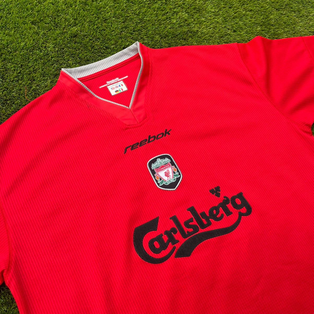 Reebok Liverpool FC Home Shirt 2003/04 – Reebok x Carlsberg Size US L / EU 52-54 / 3 - 6 Thumbnail