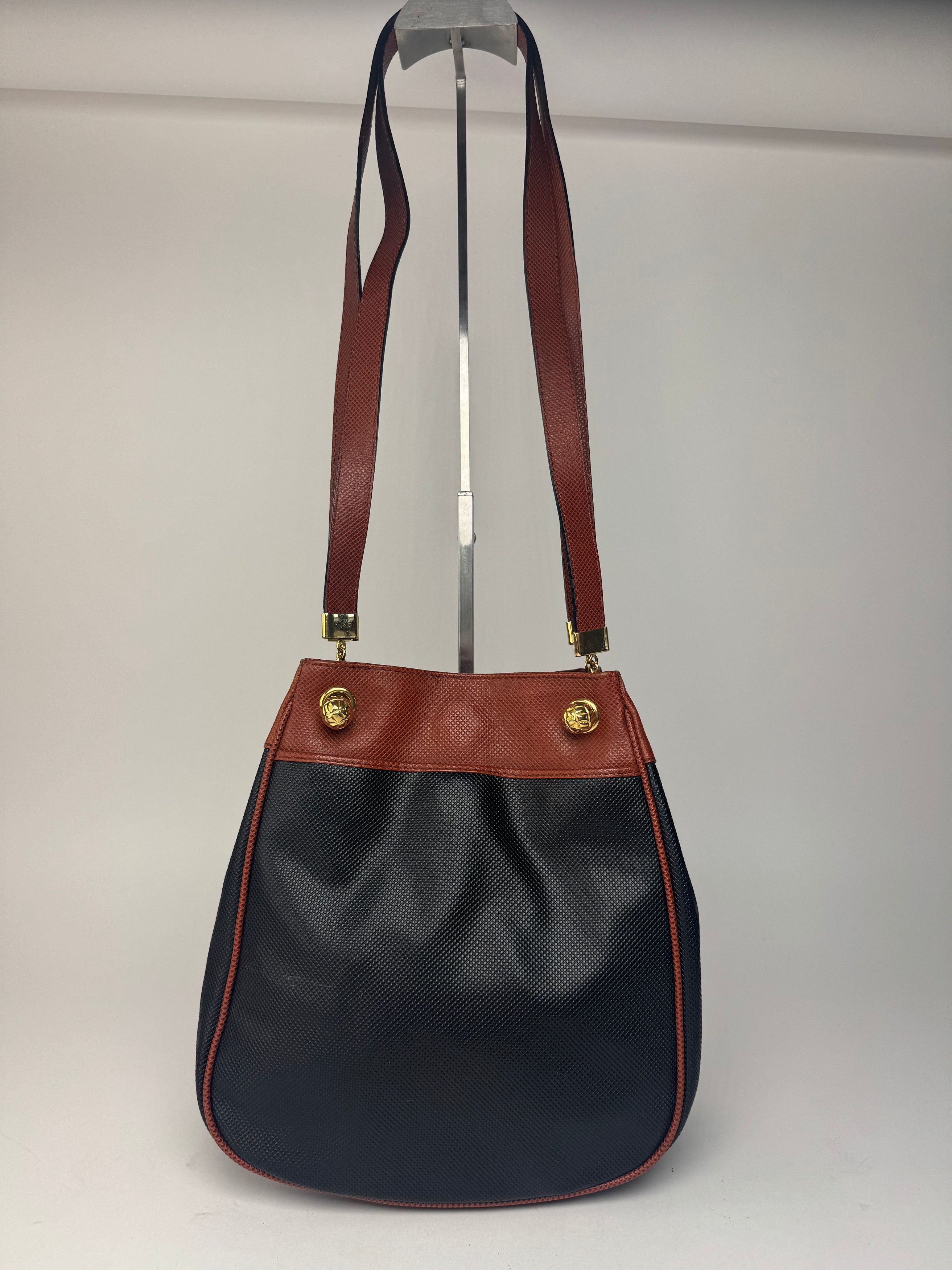 Bottega Veneta Vintage Leather bucket bag black brown Size ONE SIZE - 1 Thumbnail