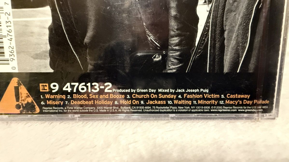 Other Green Day "Warning" CD - 2000 First Pressing - SEALED NOS Size ONE SIZE - 4 Thumbnail