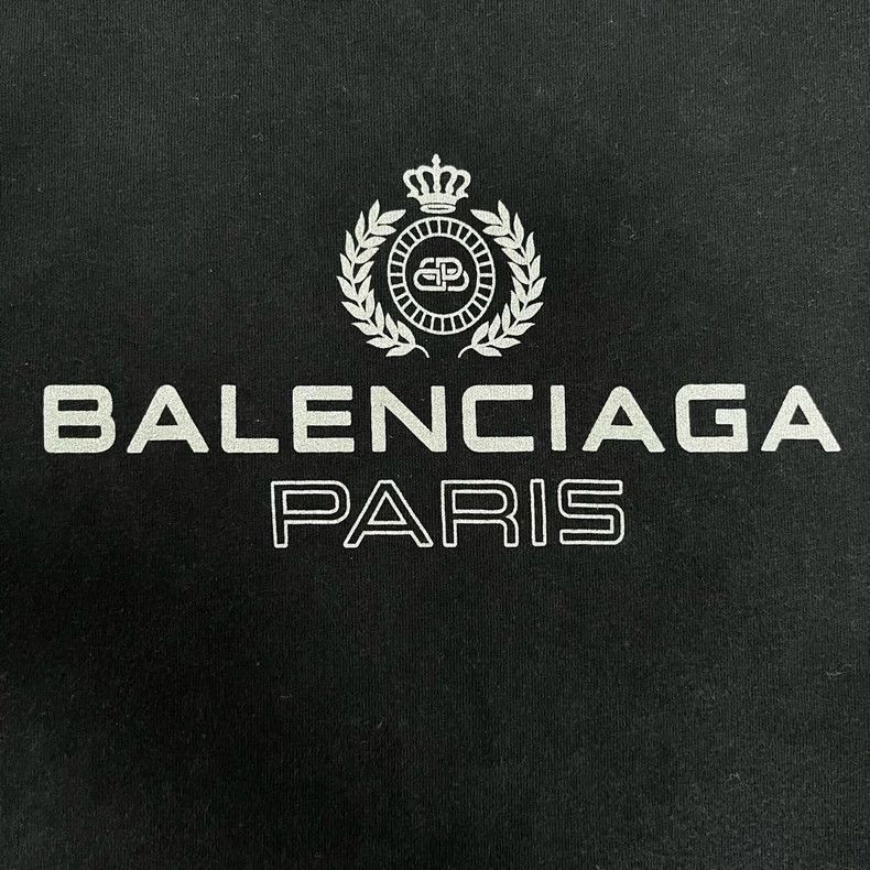 Balenciaga Balenciaga Logo monogram print crew neck short sleeve 2502- Size US XS / EU 42 / 0 - 3 Thumbnail