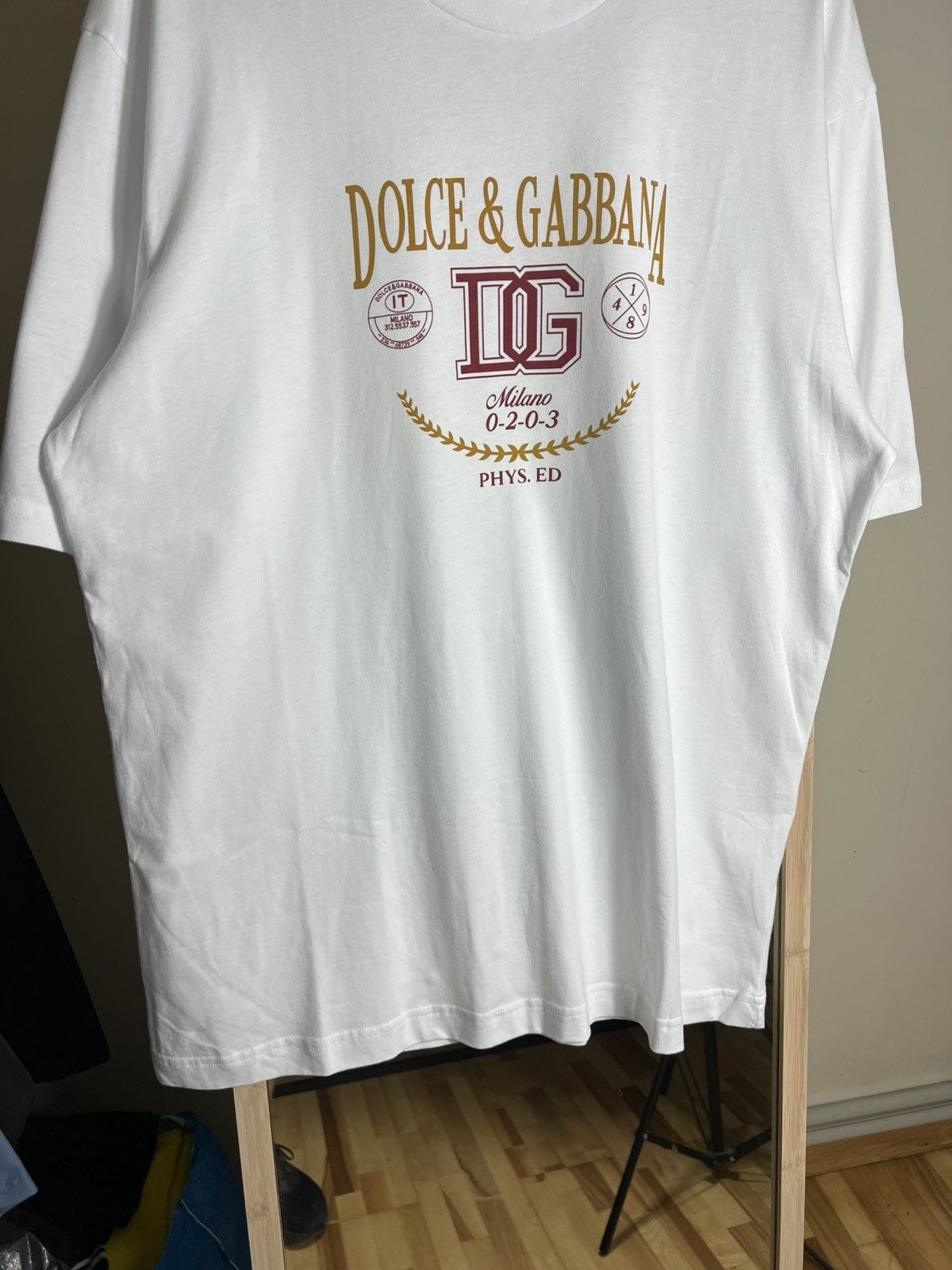 Dolce & Gabbana Dolce & Gabbana 54 big logo tee T-shirt Luxury Y2K Size US L / EU 52-54 / 3 - 4 Thumbnail