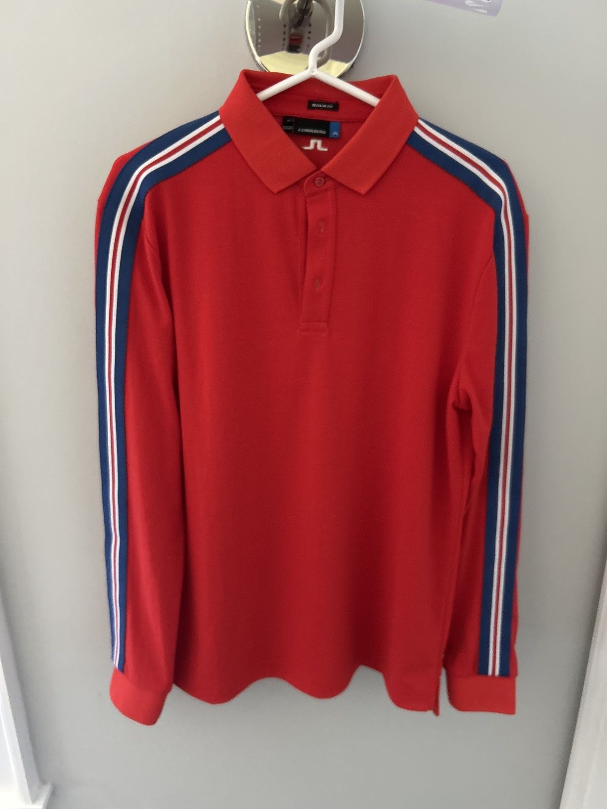 J.Lindeberg J.Lindeberg long sleeve polo Size US M / EU 48-50 / 2 - 1 Thumbnail