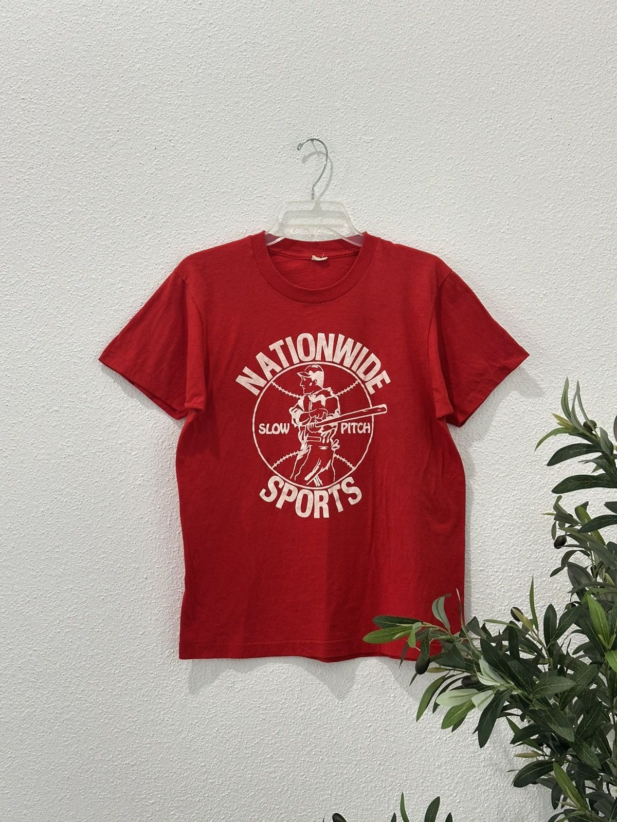 Vintage Vintage 80s Slowpitch Tee Single Stitch 1980’s Screen Stars Size US L / EU 52-54 / 3 - 1 Thumbnail
