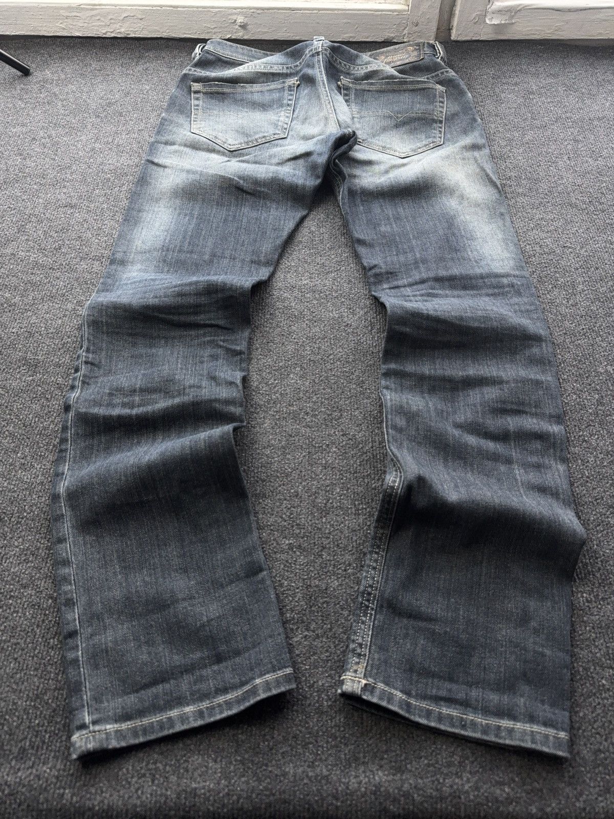 Diesel Luxury 00s Diesel Thavar Slim Skinny Washed Blue Jeans W30 Size US 30 / EU 46 - 14 Thumbnail