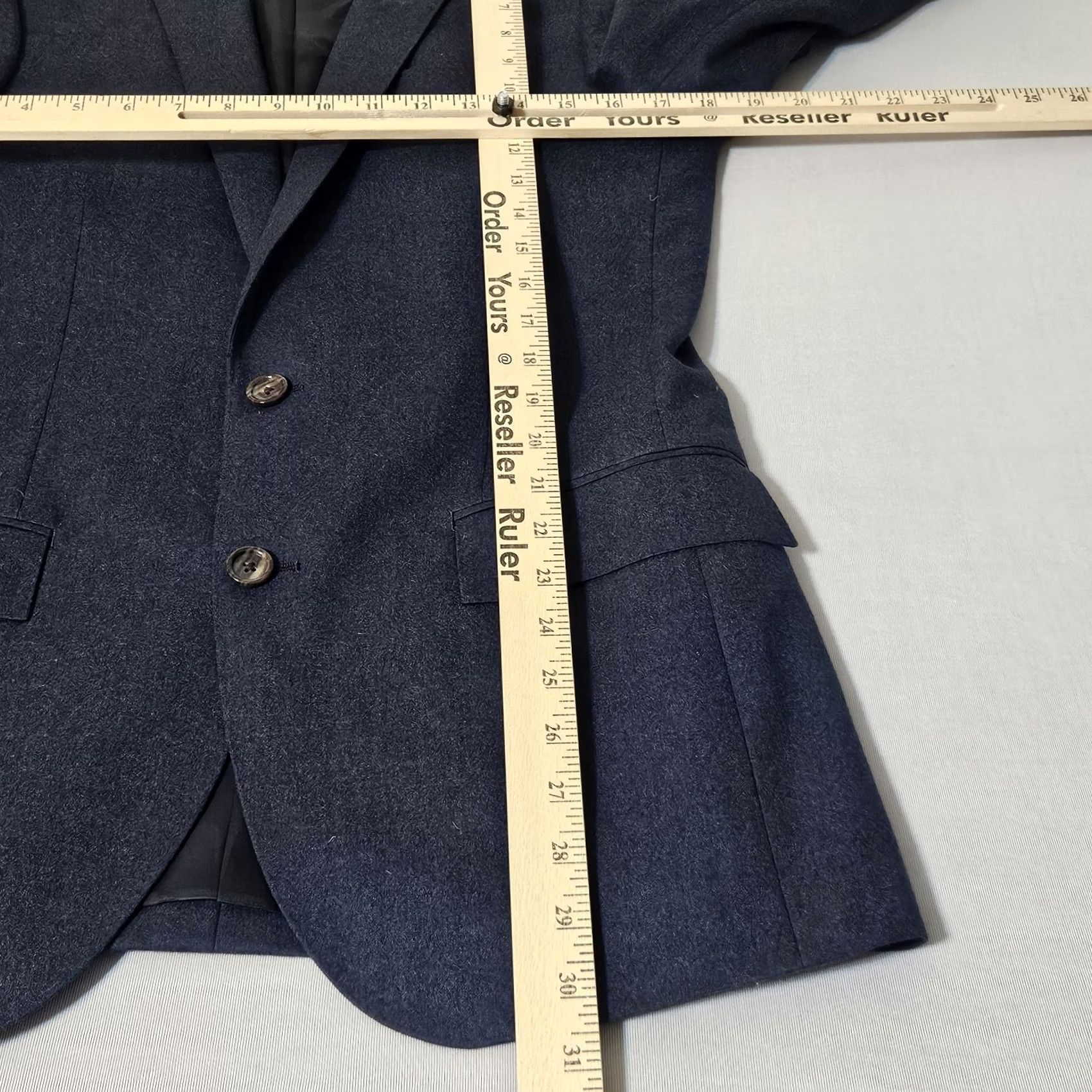 J.Crew J. Crew Ludlow Blazer Vitale Barberis Wool Suit Jacket Mens 36R Navy Size 36R - 5 Thumbnail