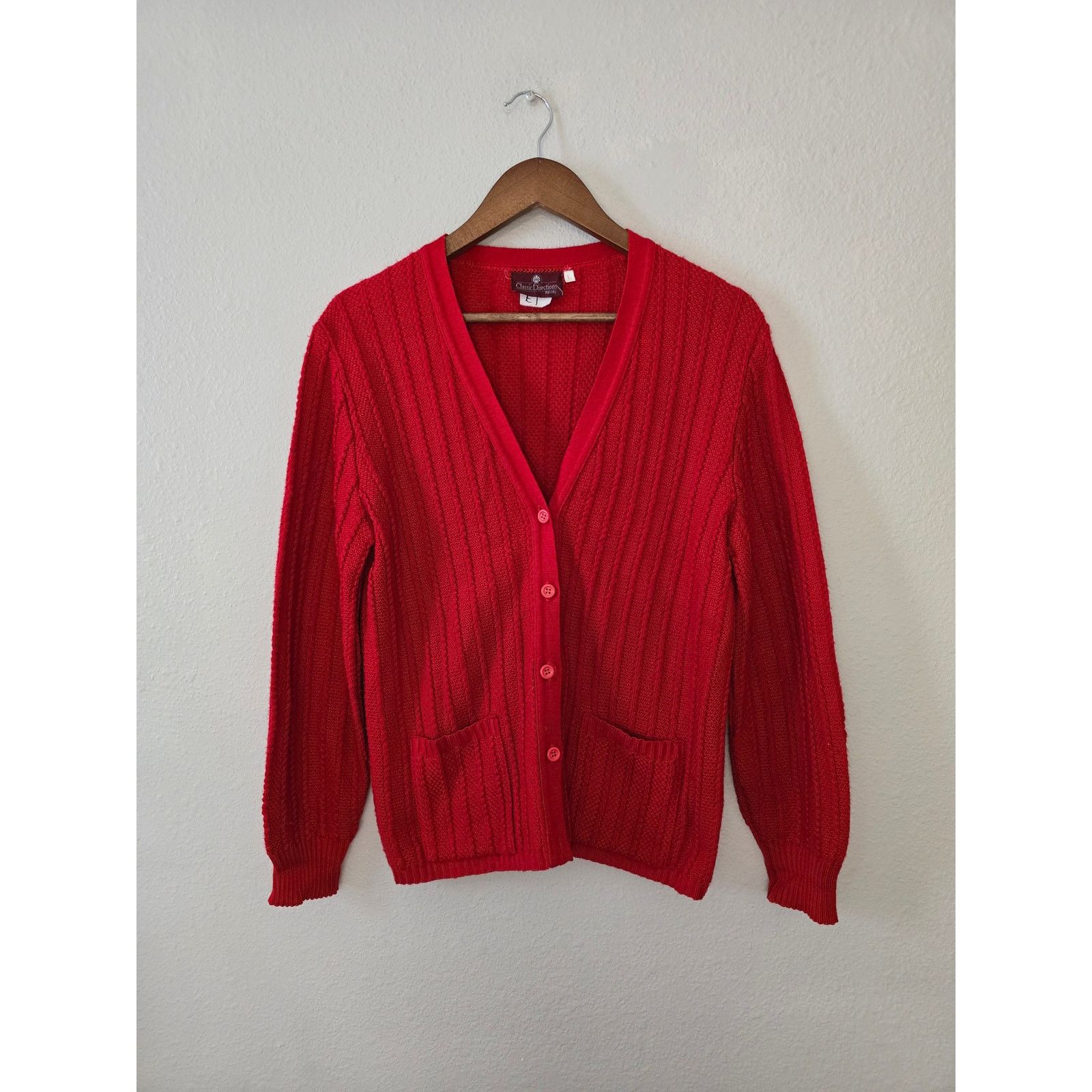 Vintage Vintage Classic Direction Sweater JC Penney Large Cardigan Size L / US 10 / IT 46 - 1 Thumbnail