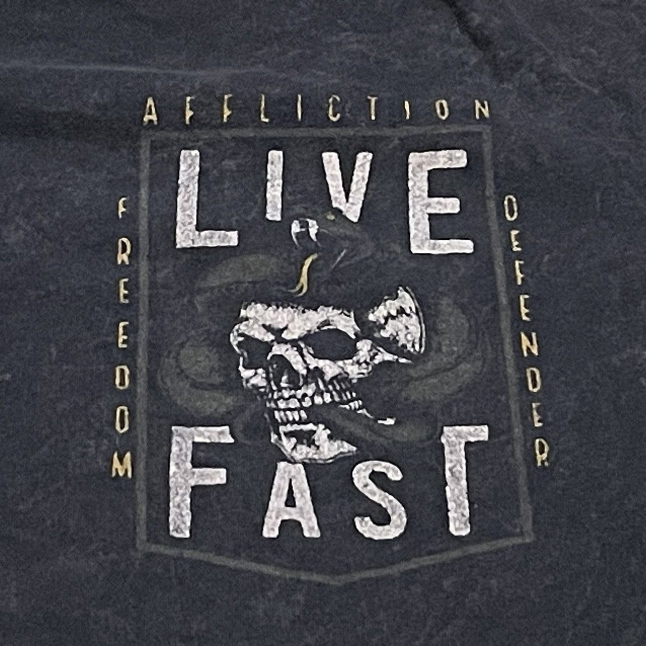 Affliction × Ed Hardy × Tapout Rare Affliction Wings Cross Tee Y2K Style Size US XL / EU 56 / 4 - 3 Thumbnail