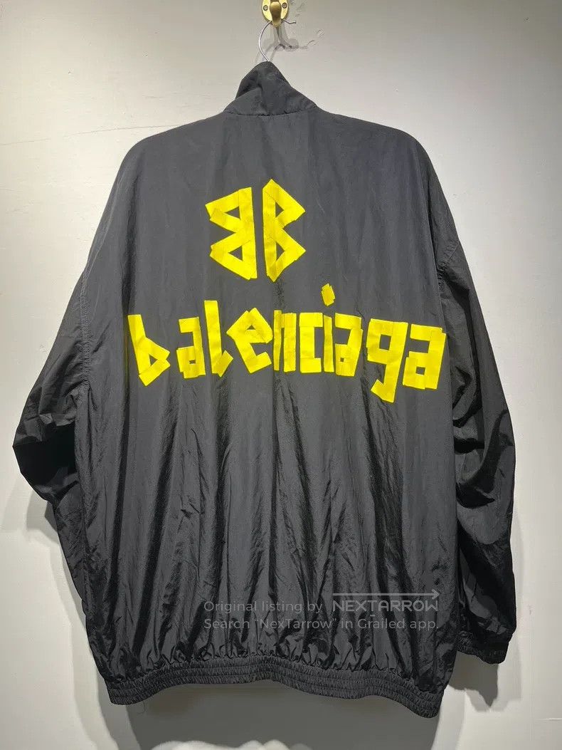 Balenciaga Balenciaga Letter Printed High Neck Zipper Long Sleeve Jac Size US XS / EU 42 / 0 - 2 Thumbnail