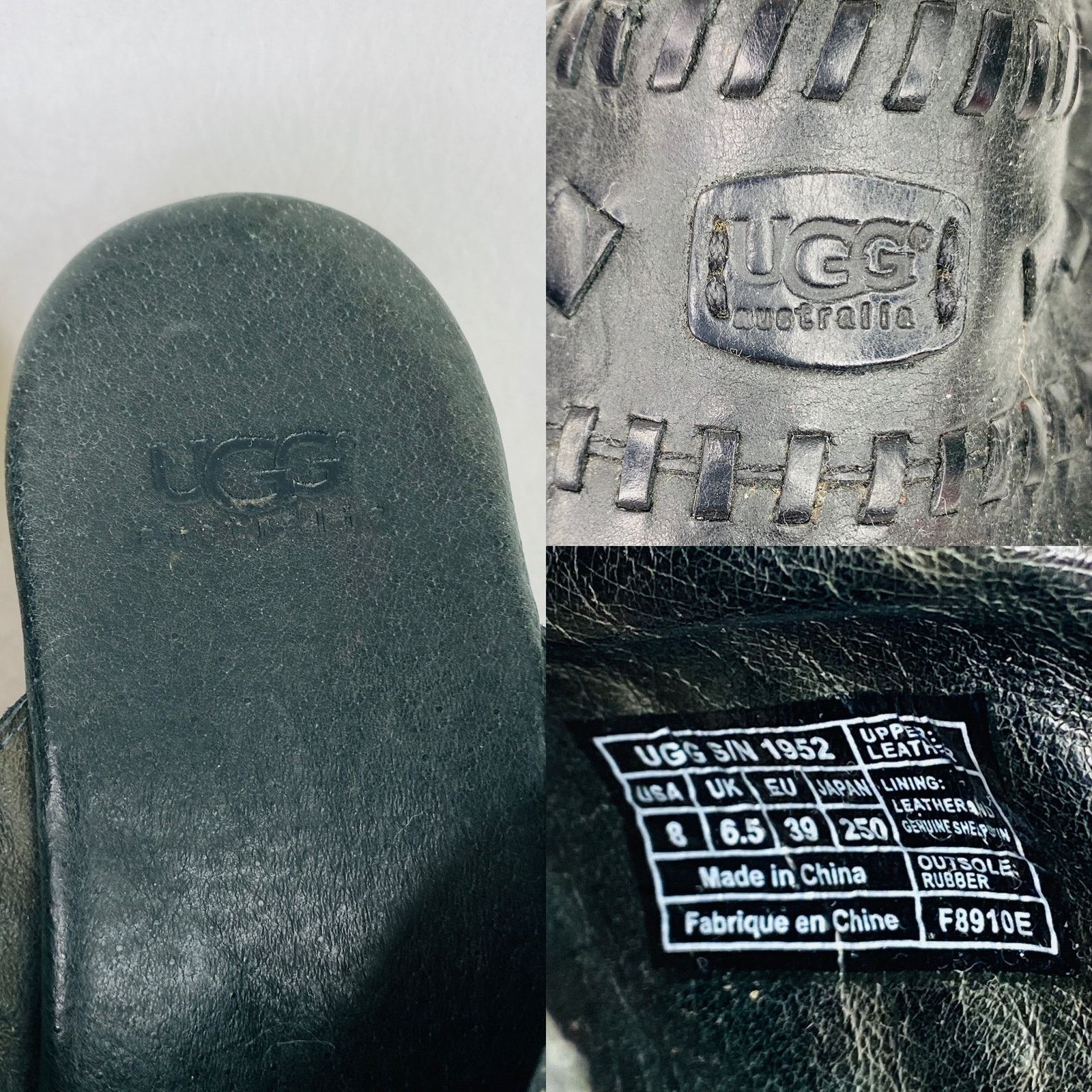 Other Ugg Australia Vivica Woven Black Leather Clogs 8 Studs Size US 8 / IT 38 - 12 Thumbnail