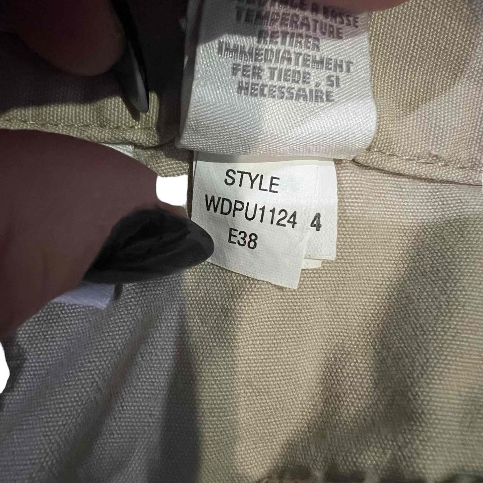 Liz Claiborne Liz Claiborne Audra Capri Pants Womens 14P Beige Cropped Size 36" / US 14 / IT 50 - 5 Thumbnail